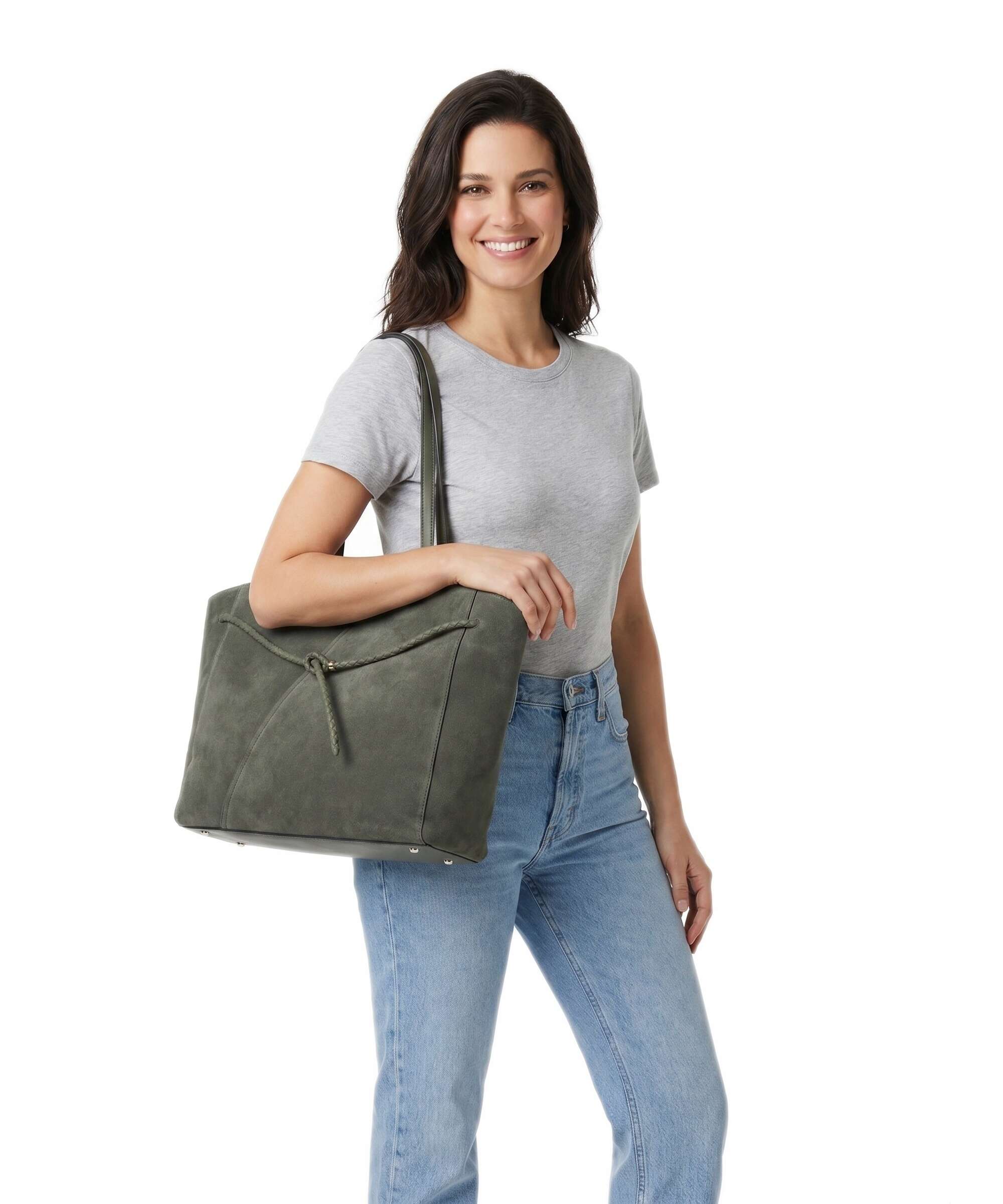 BOSS Revers Torba na zakupy dark green - Image 3