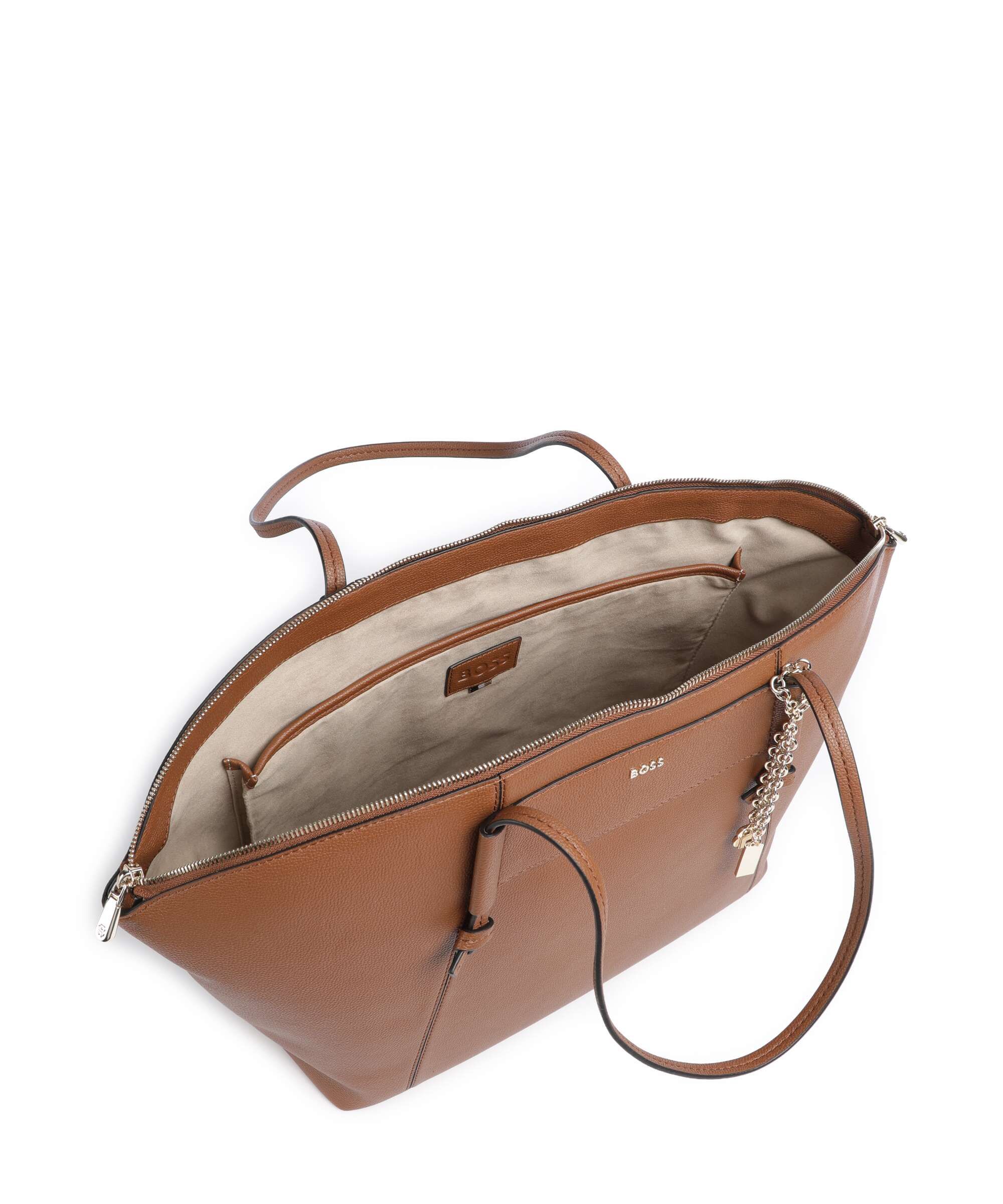 BOSS Salley Torba na zakupy medium brown - Image 6