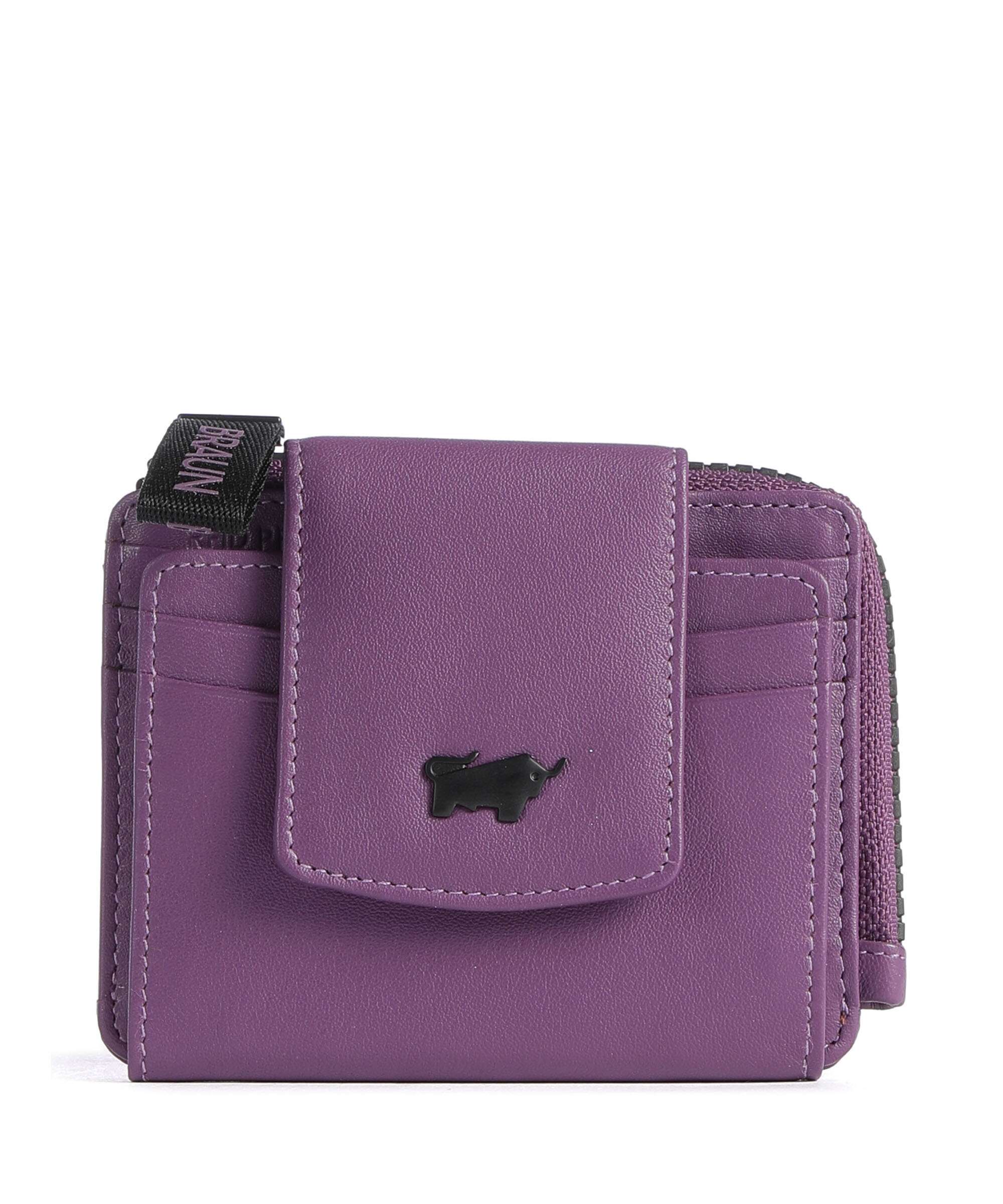 Braun Büffel Capri Etui na karty kredytowe viola
