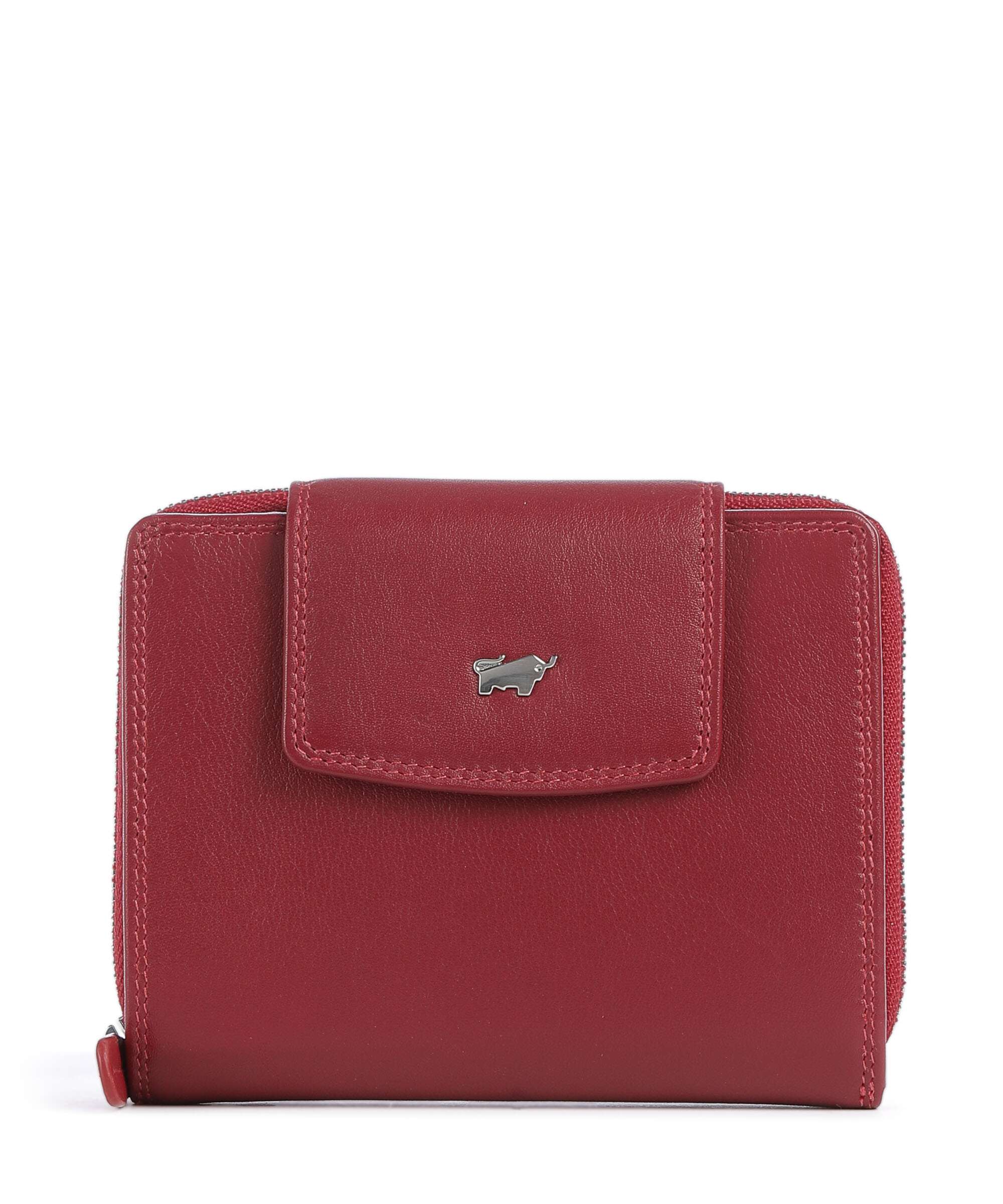 Braun Büffel Golf Portfel rot