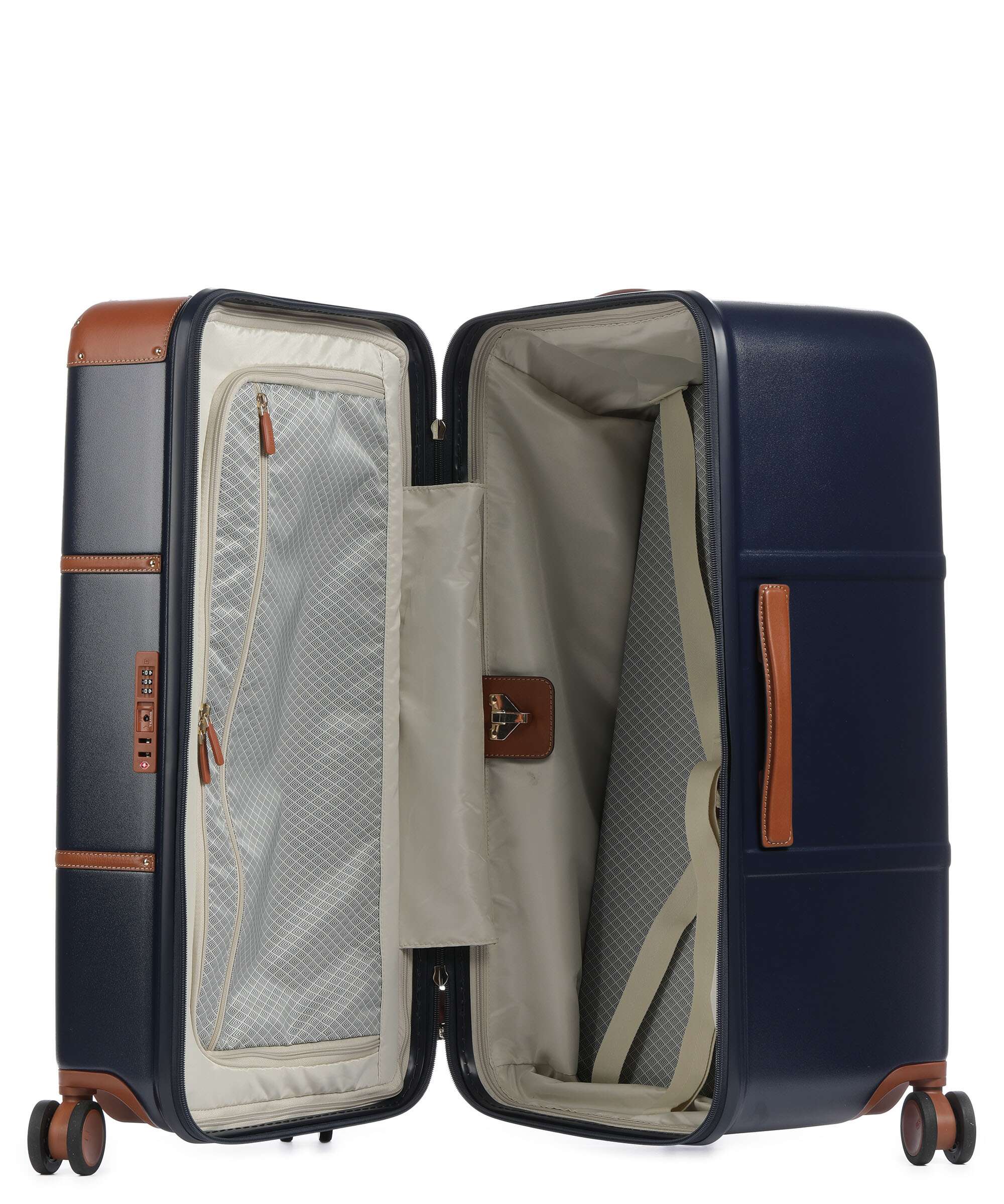 Brics Bellagio Walizka na 4 kołach blue/tan - Image 6