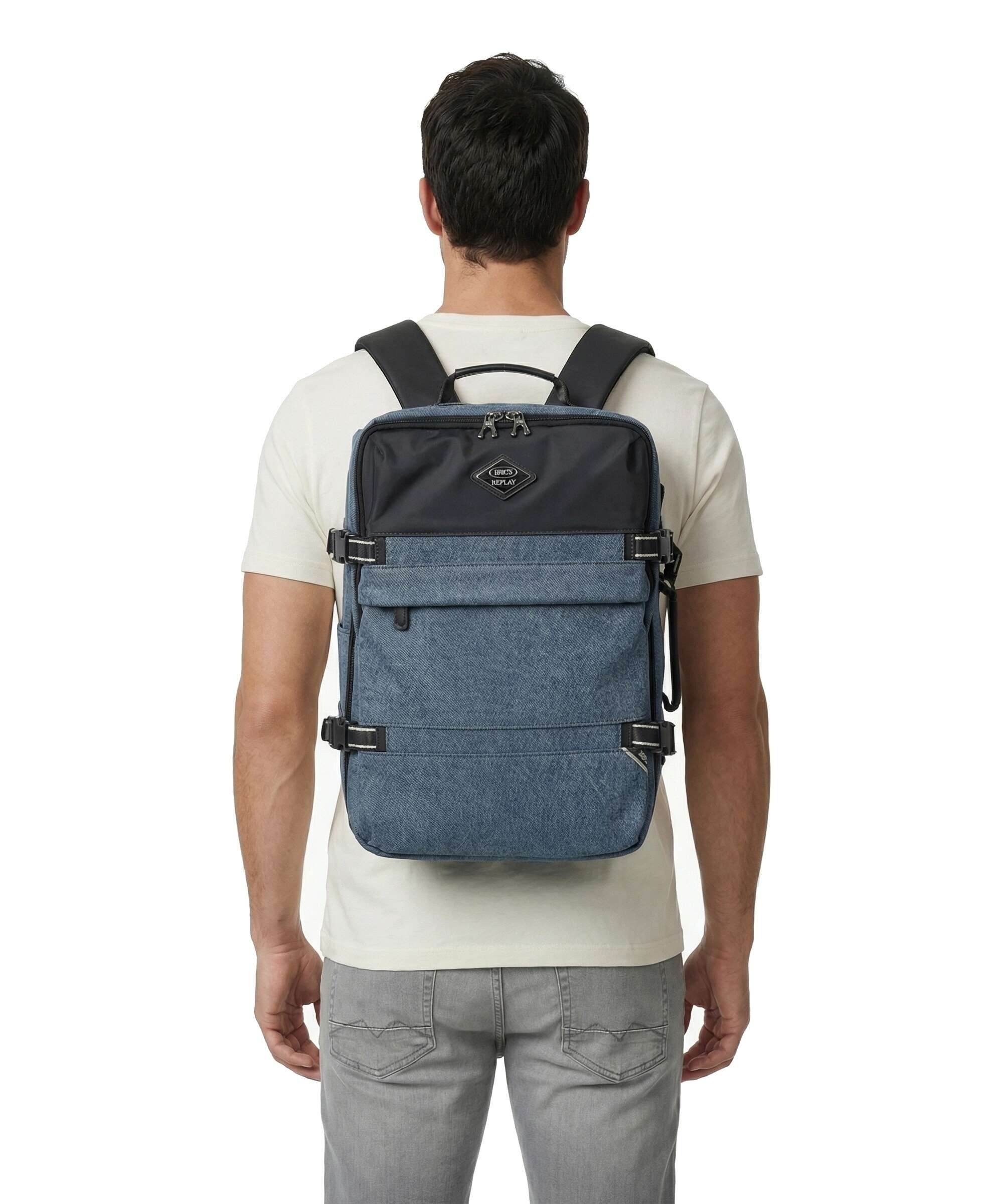 Brics Replay Plecak podróżny light denim - Image 3