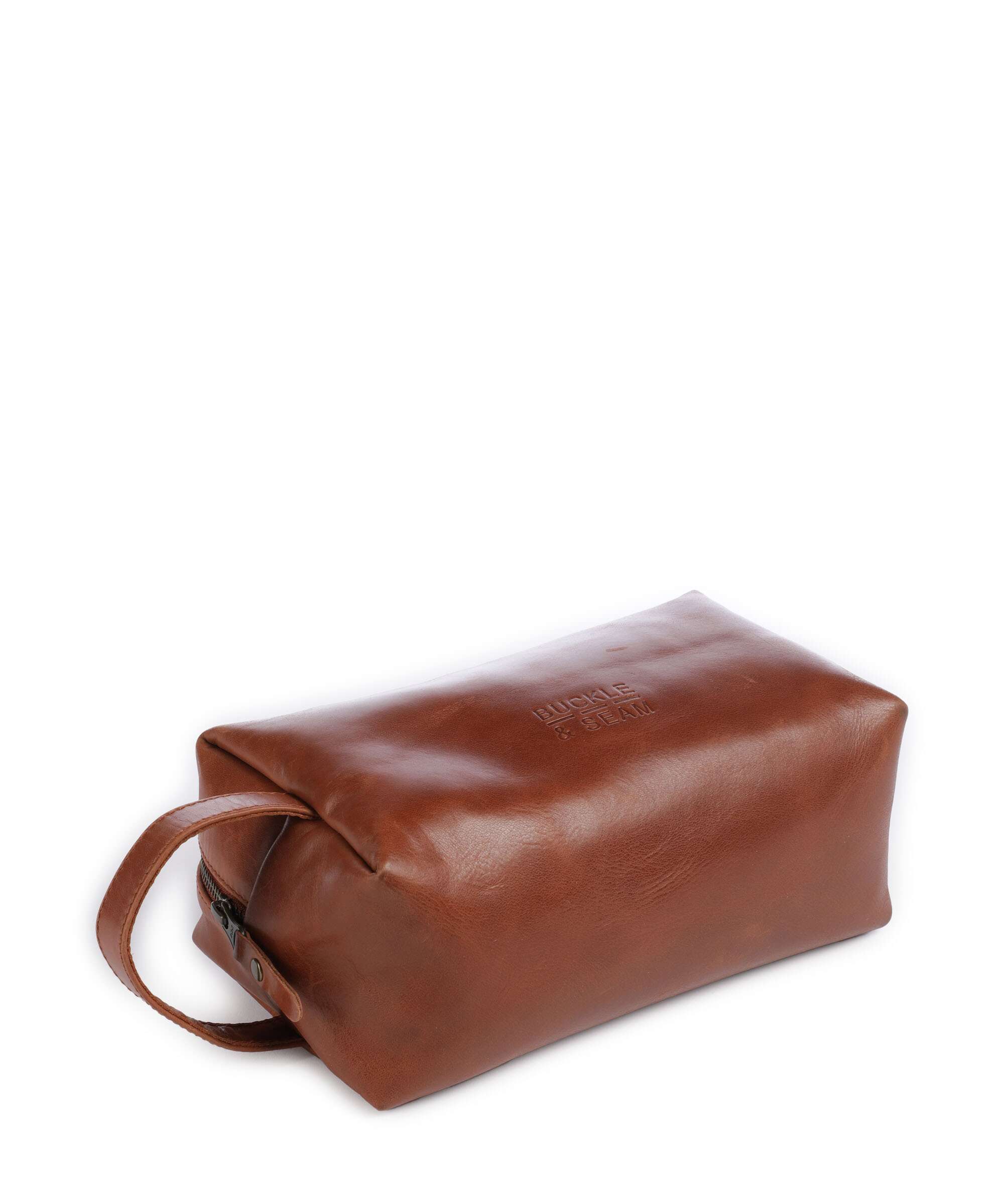 Buckle & Seam Crazy Horse Everest Torby toaletowe cognac - Image 3