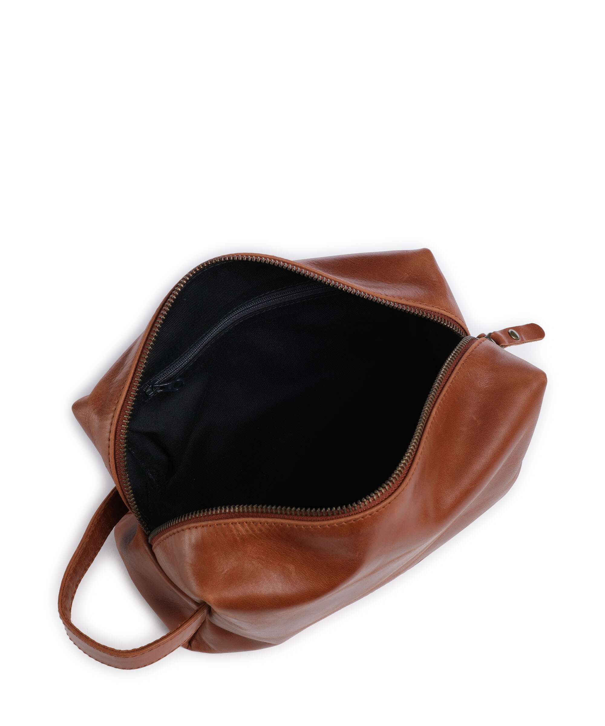 Buckle & Seam Crazy Horse Everest Torby toaletowe cognac - Image 4