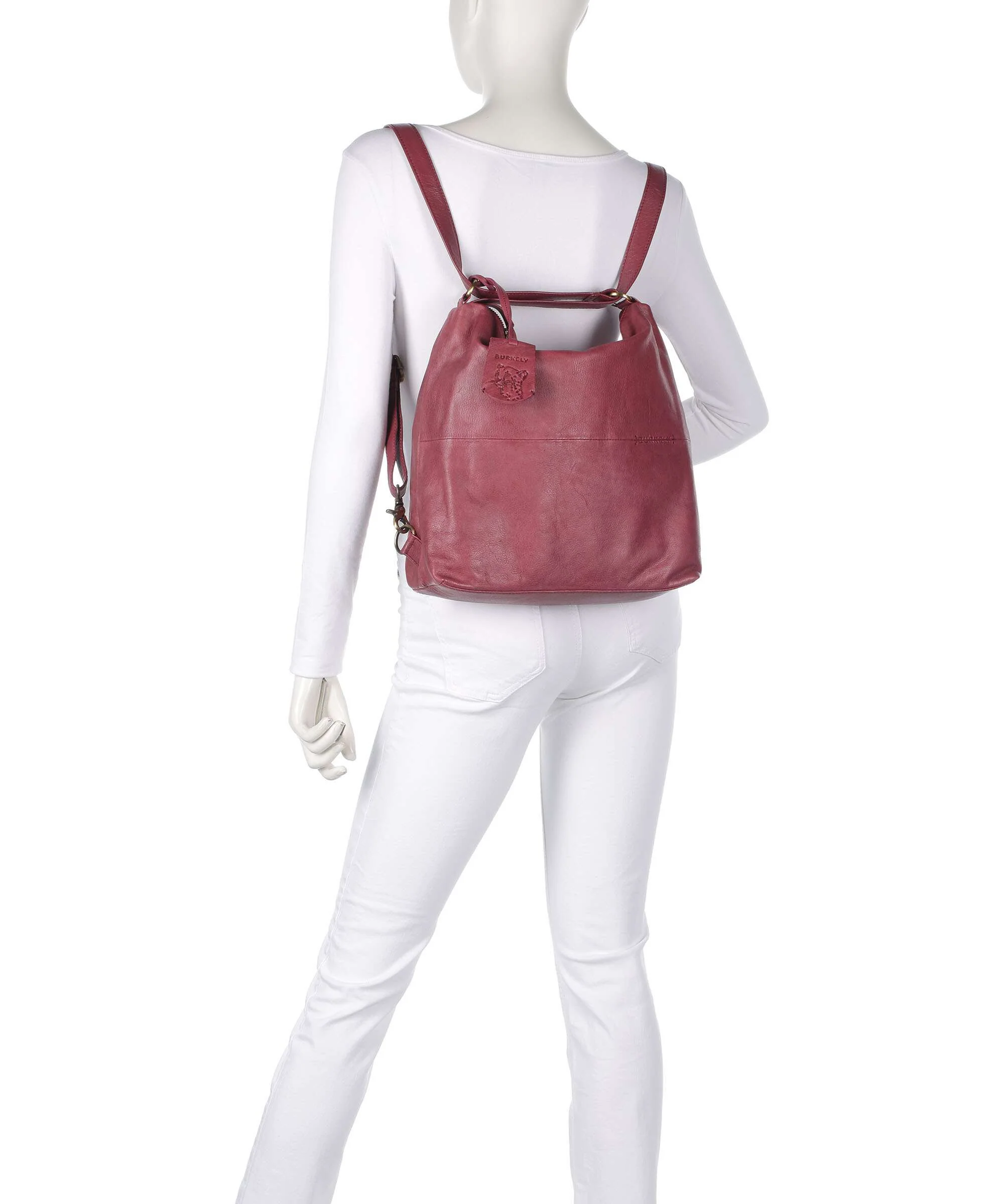 Burkely Natural Norah Plecak-torba poppy pink - Image 4