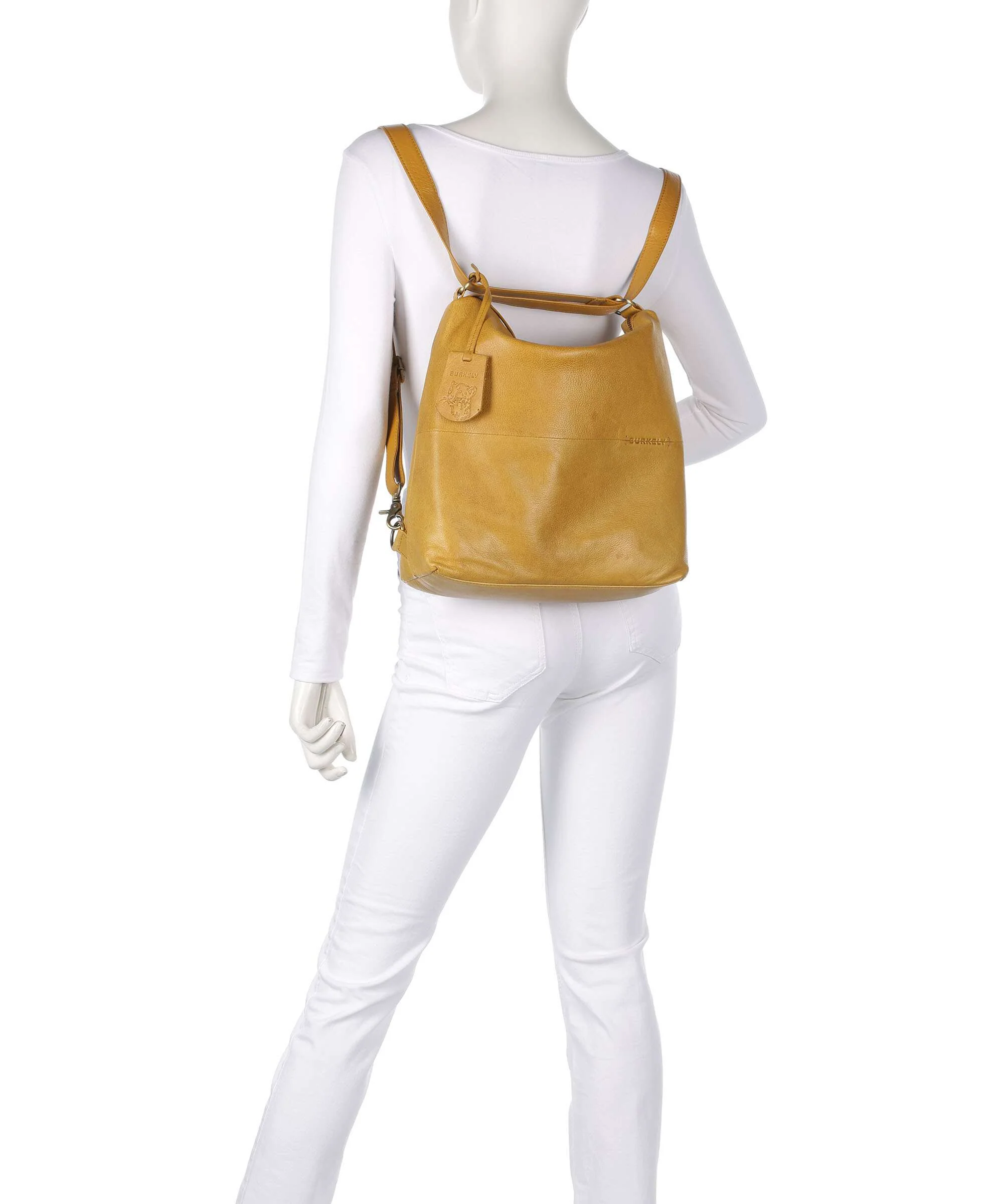 Burkely Natural Norah Plecak-torba yolk yellow - Image 4
