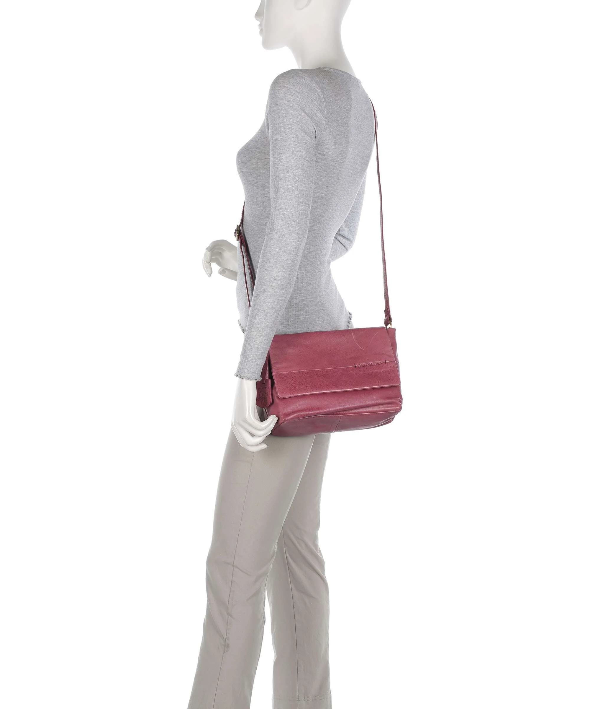 Burkely Natural Norah Torba przez ramię poppy pink - Image 3