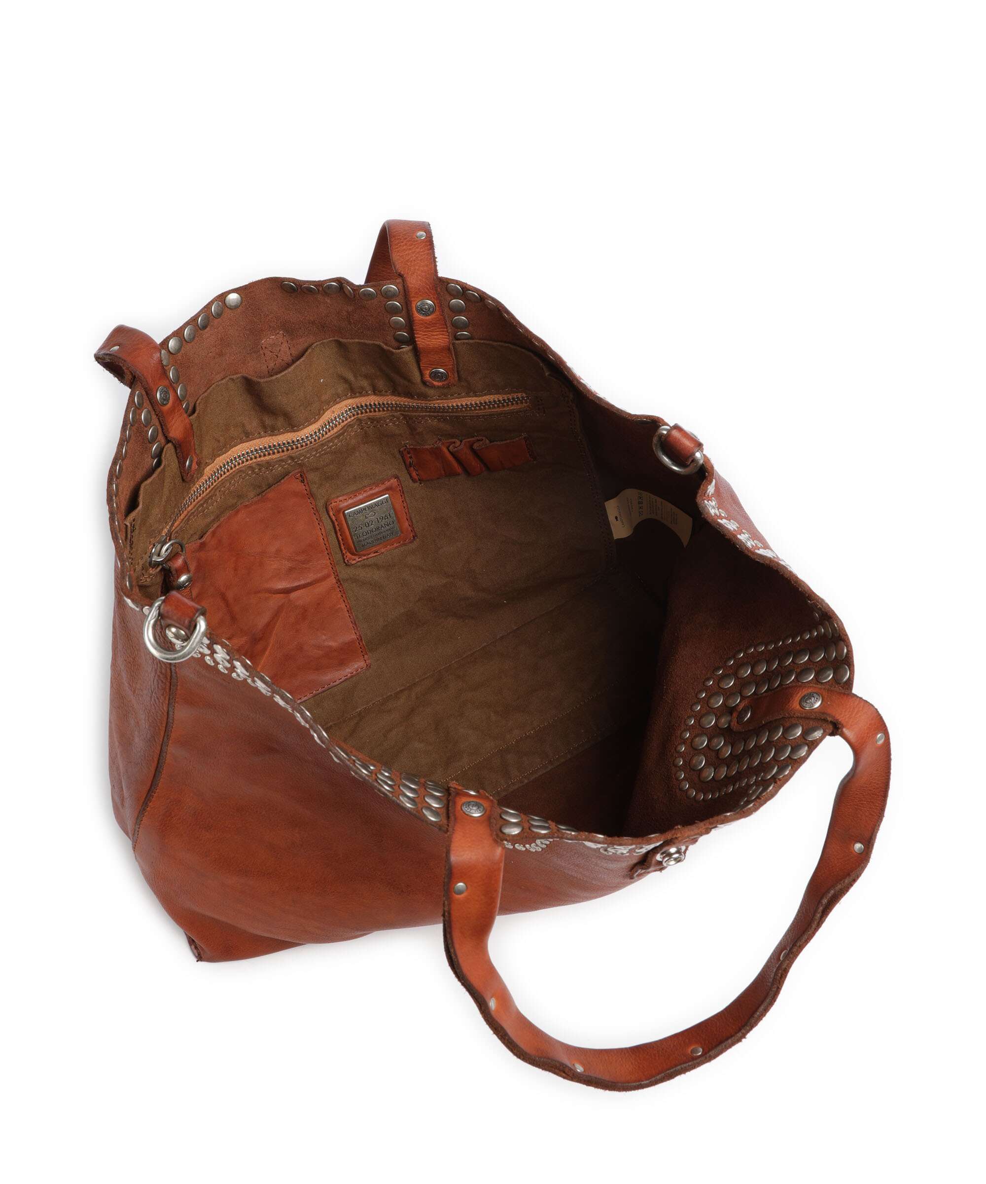Campomaggi Torba na zakupy cognac - Image 6