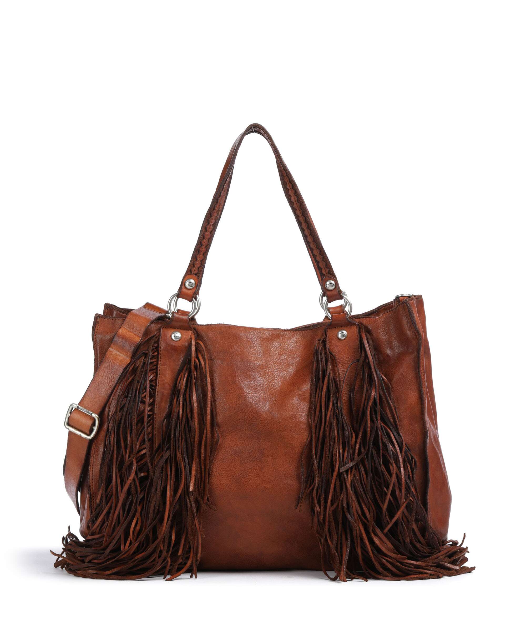 Campomaggi Torba na zakupy cognac