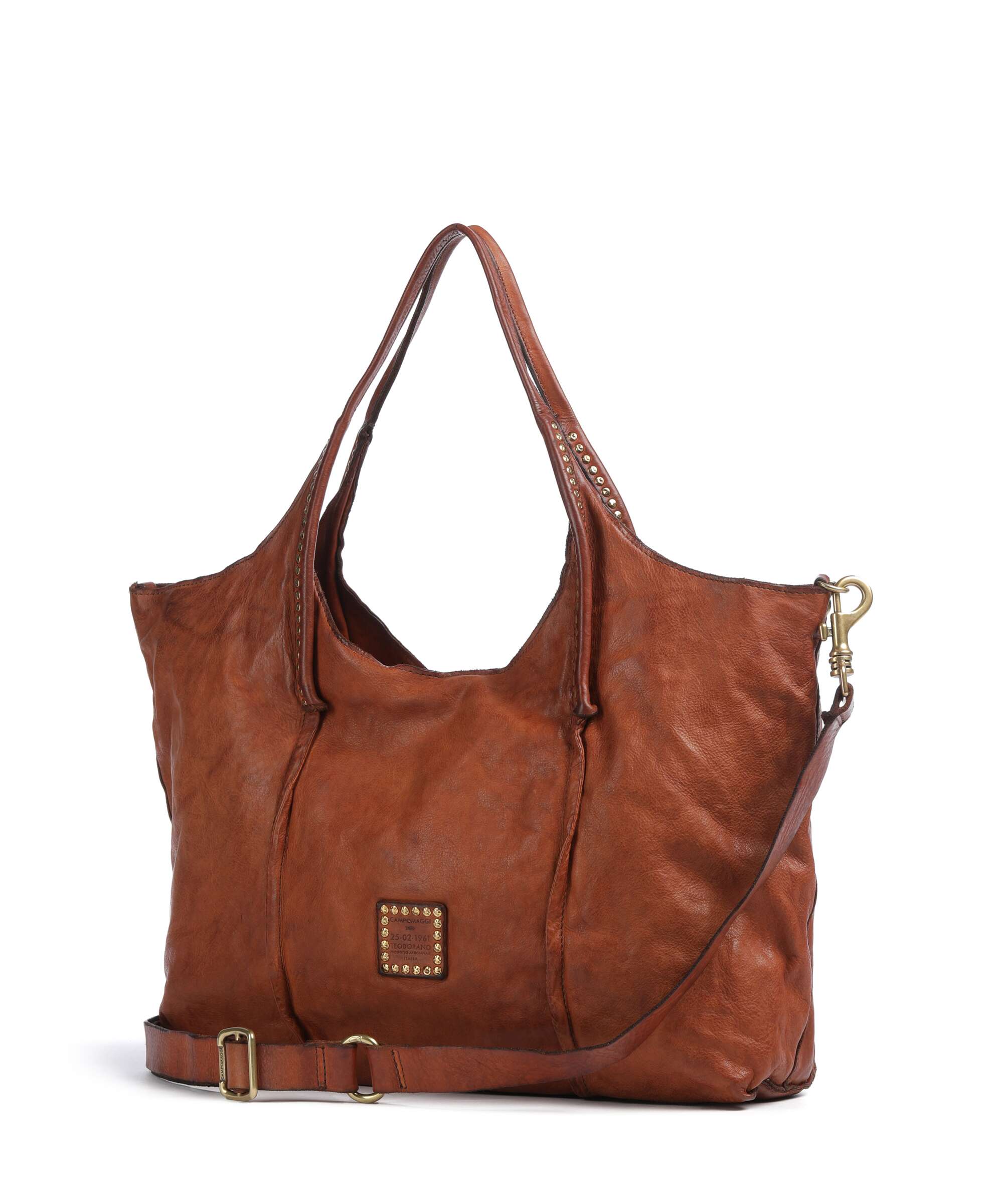 Campomaggi Torba na zakupy cognac - Image 2