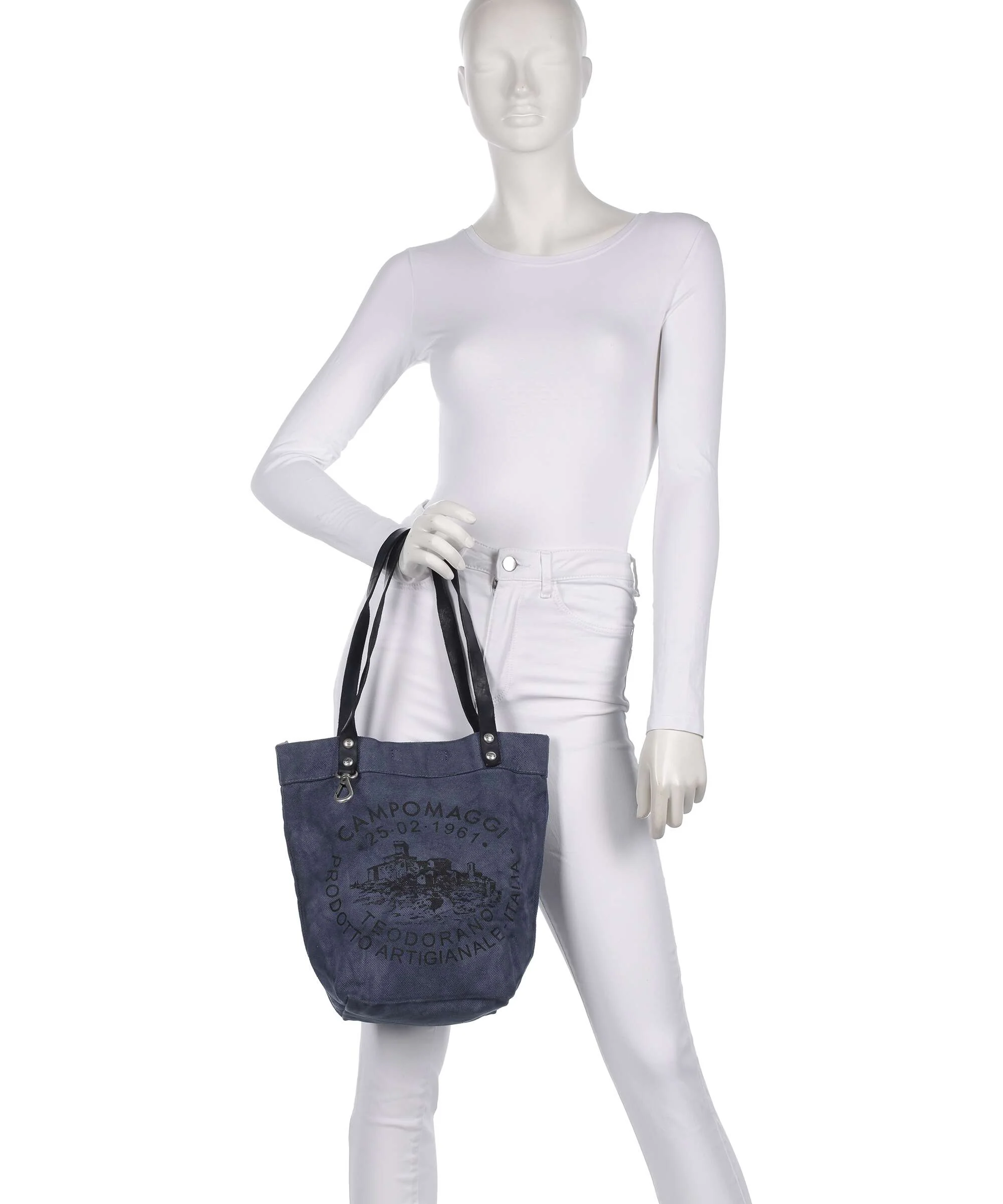 Campomaggi Torba na zakupy blue - Image 3