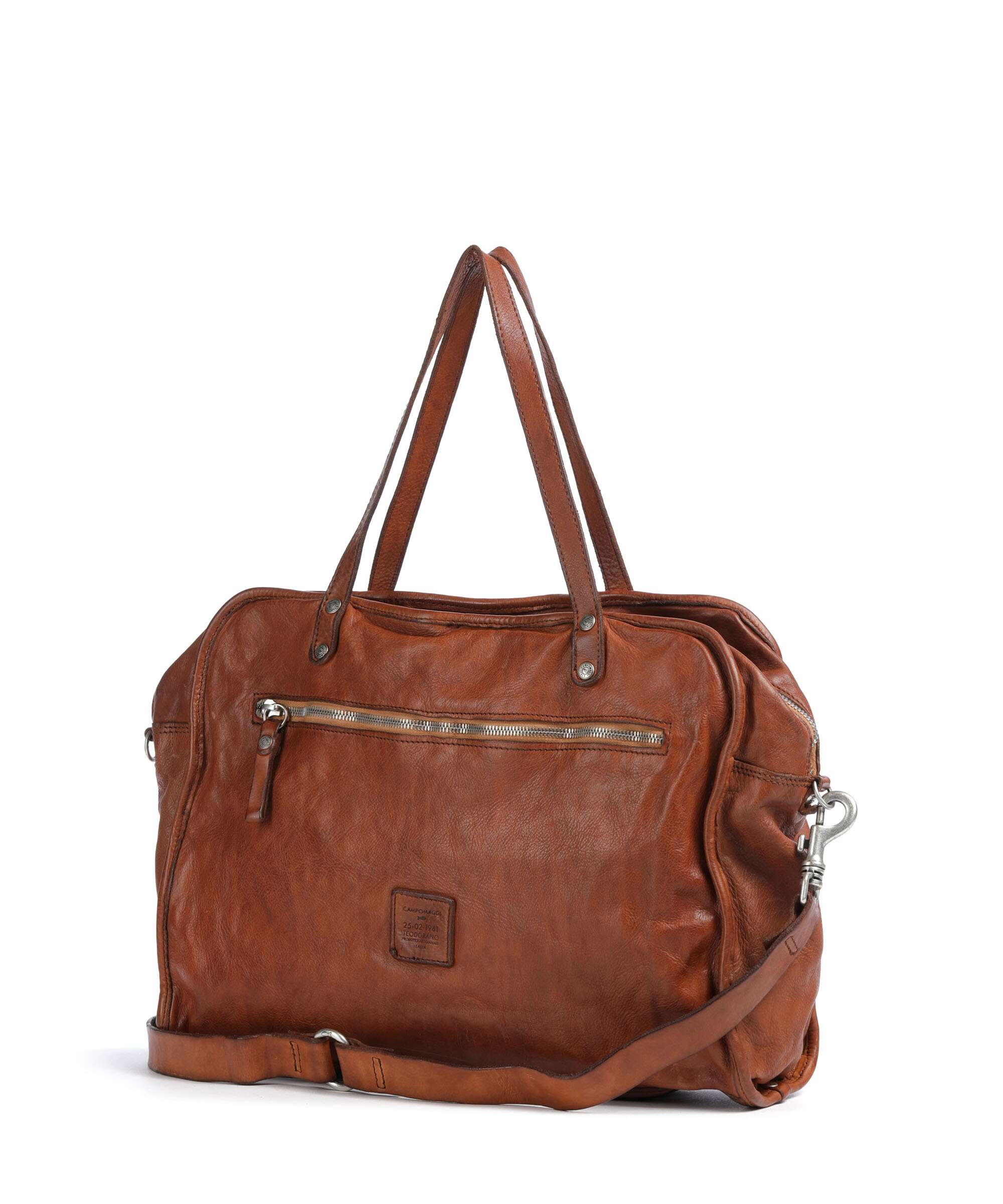 Campomaggi Torba na zakupy cognac - Image 2