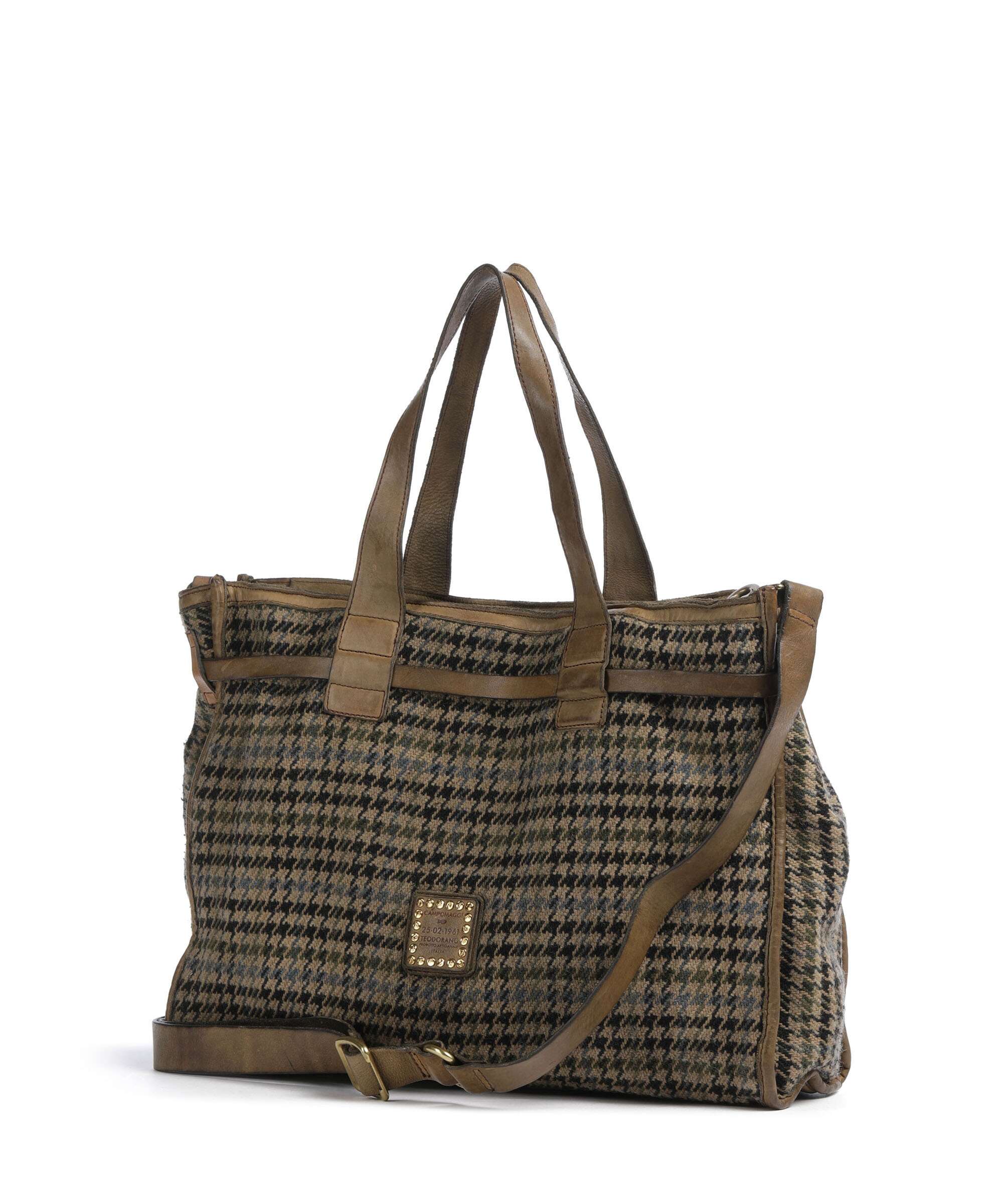 Campomaggi Torebka beige/nero - Image 2