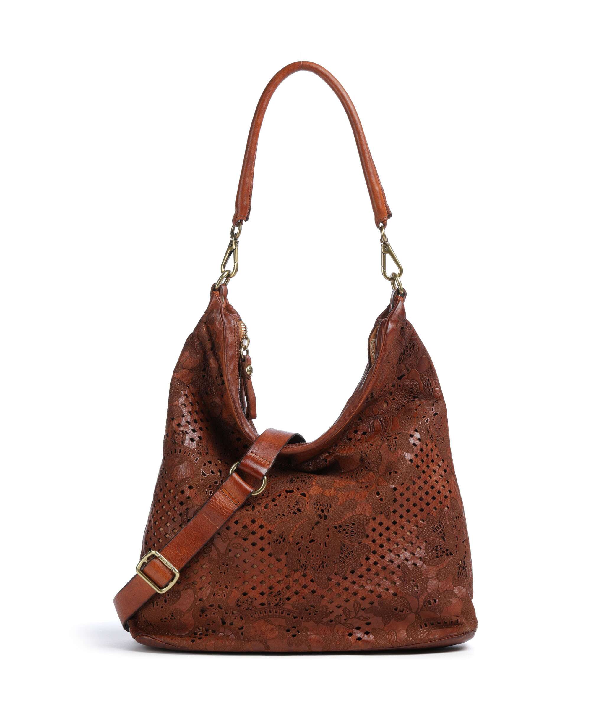 Campomaggi Torebka worek cognac