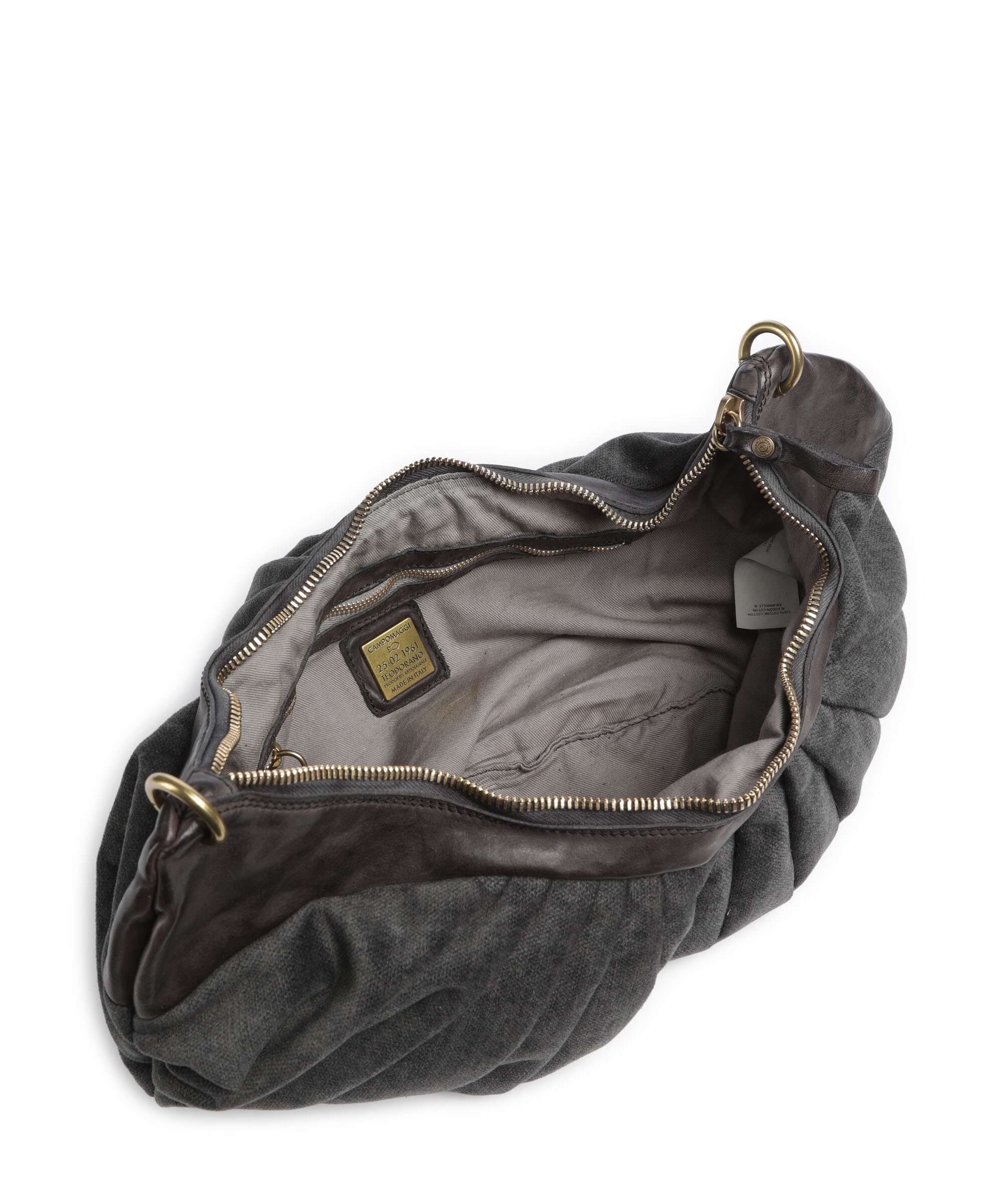Campomaggi Torebka worek grey/dark grey - Image 6
