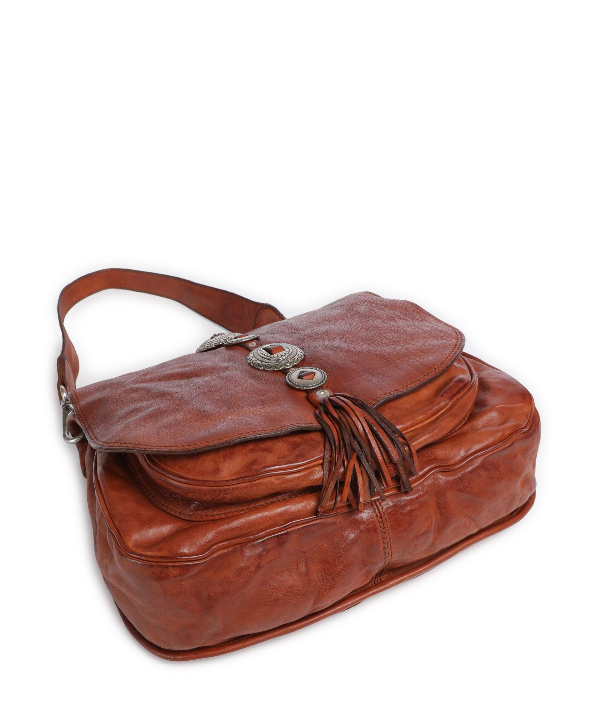 Campomaggi Torebka worek cognac - Image 4