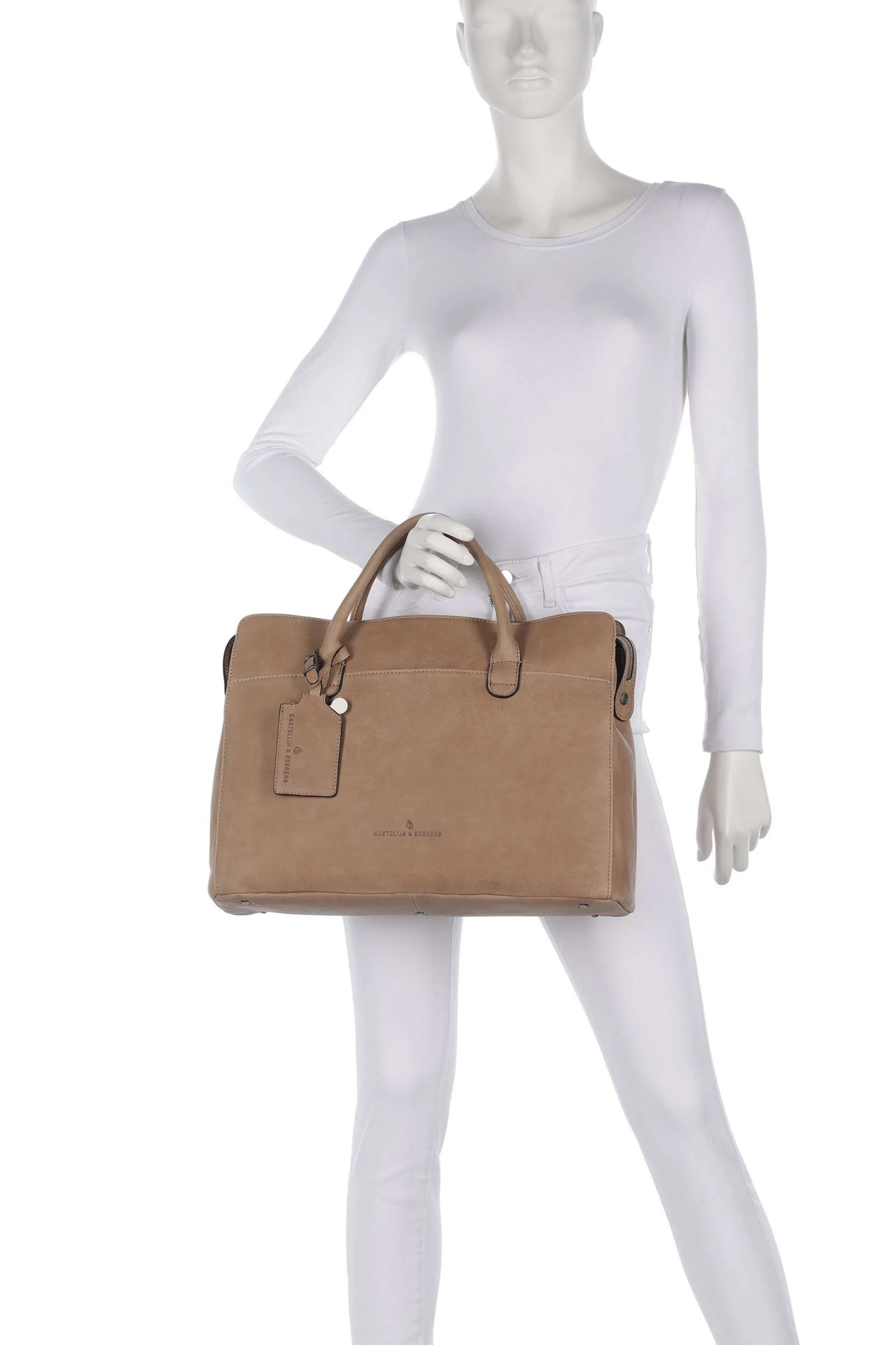 Castelijn & Beerens Carisma Torba na laptopa beige - Image 3