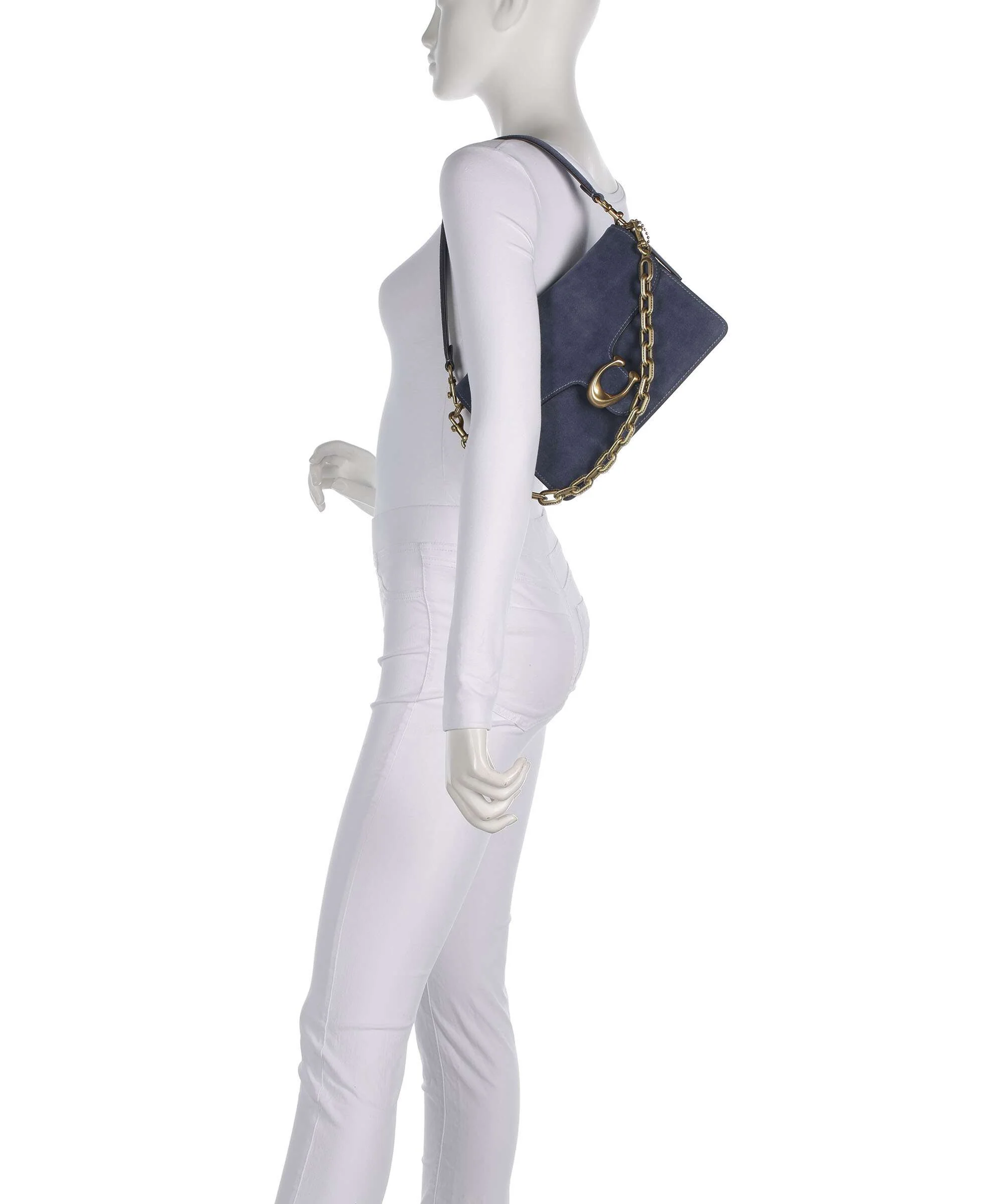 Coach Tabby Chain Torba na ramię light denim - Image 3