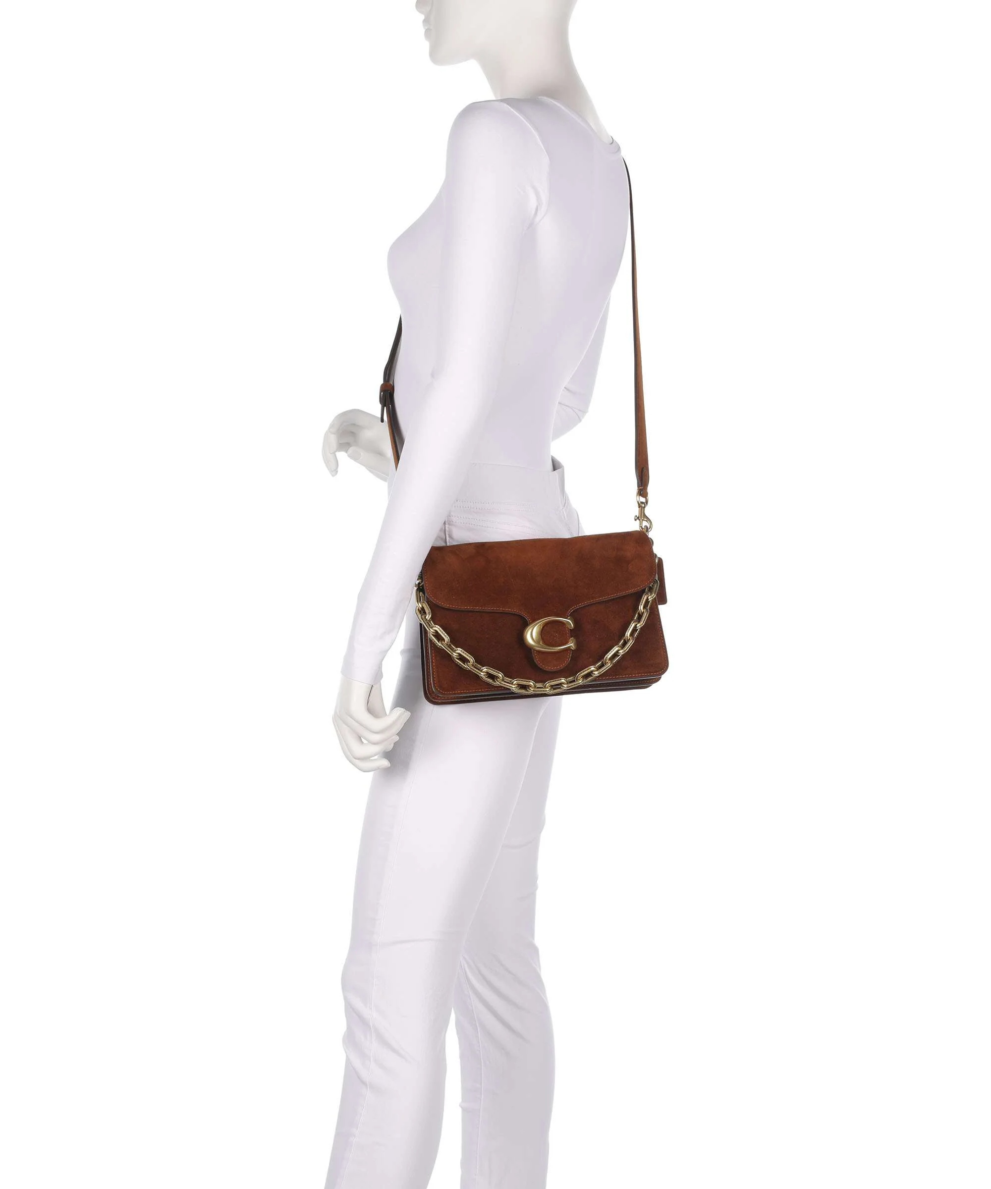 Coach Tabby Chain Torba na ramię warm brown - Image 4