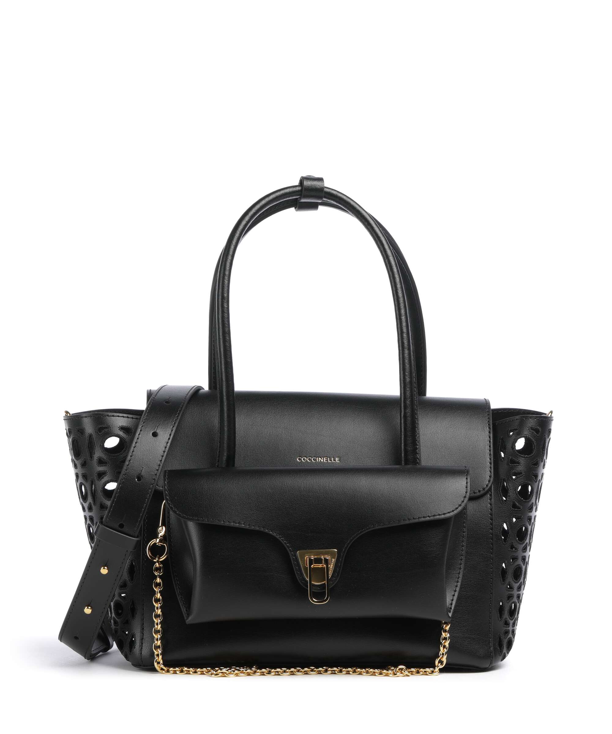 Coccinelle Beat Double Monogram Torebka noir