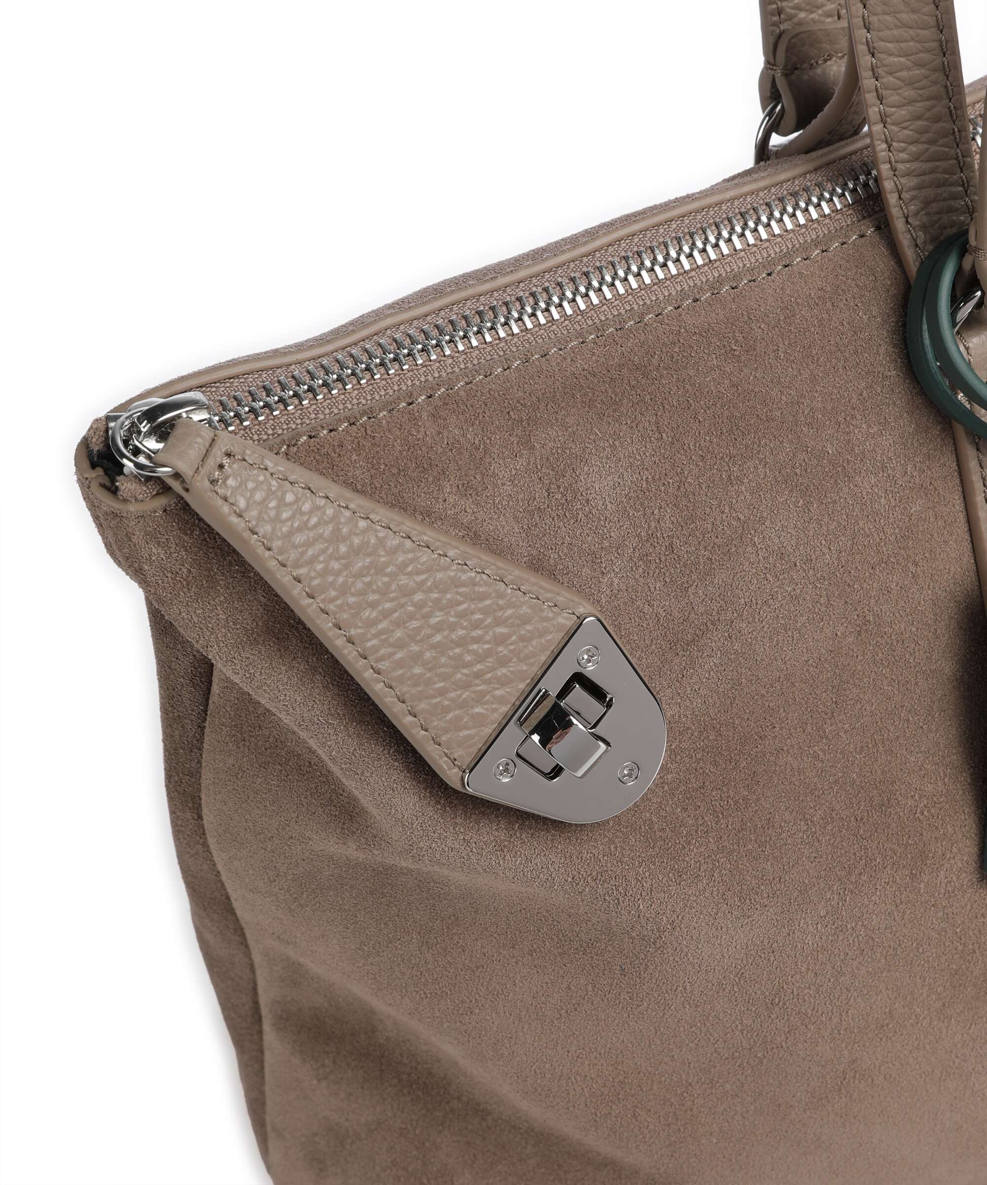 Coccinelle Beat Generation Suede Torba na zakupy warm taupe - Image 4