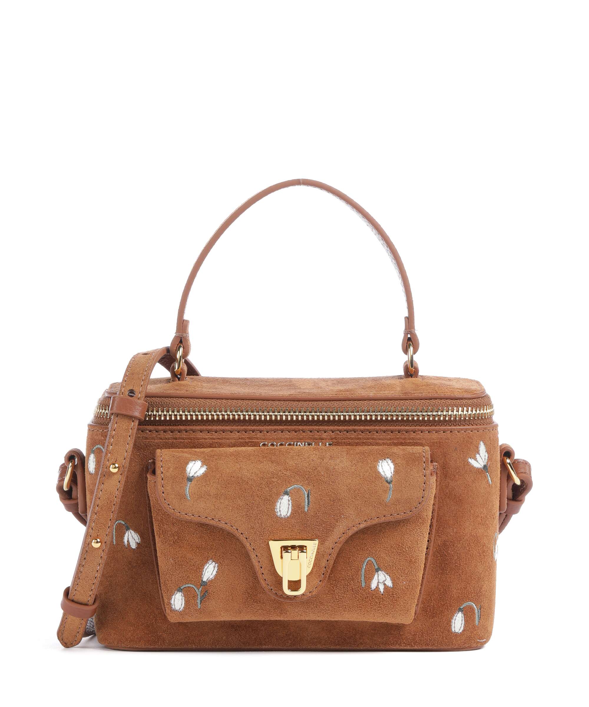 Coccinelle Beat Generation Torba przez ramię cognac