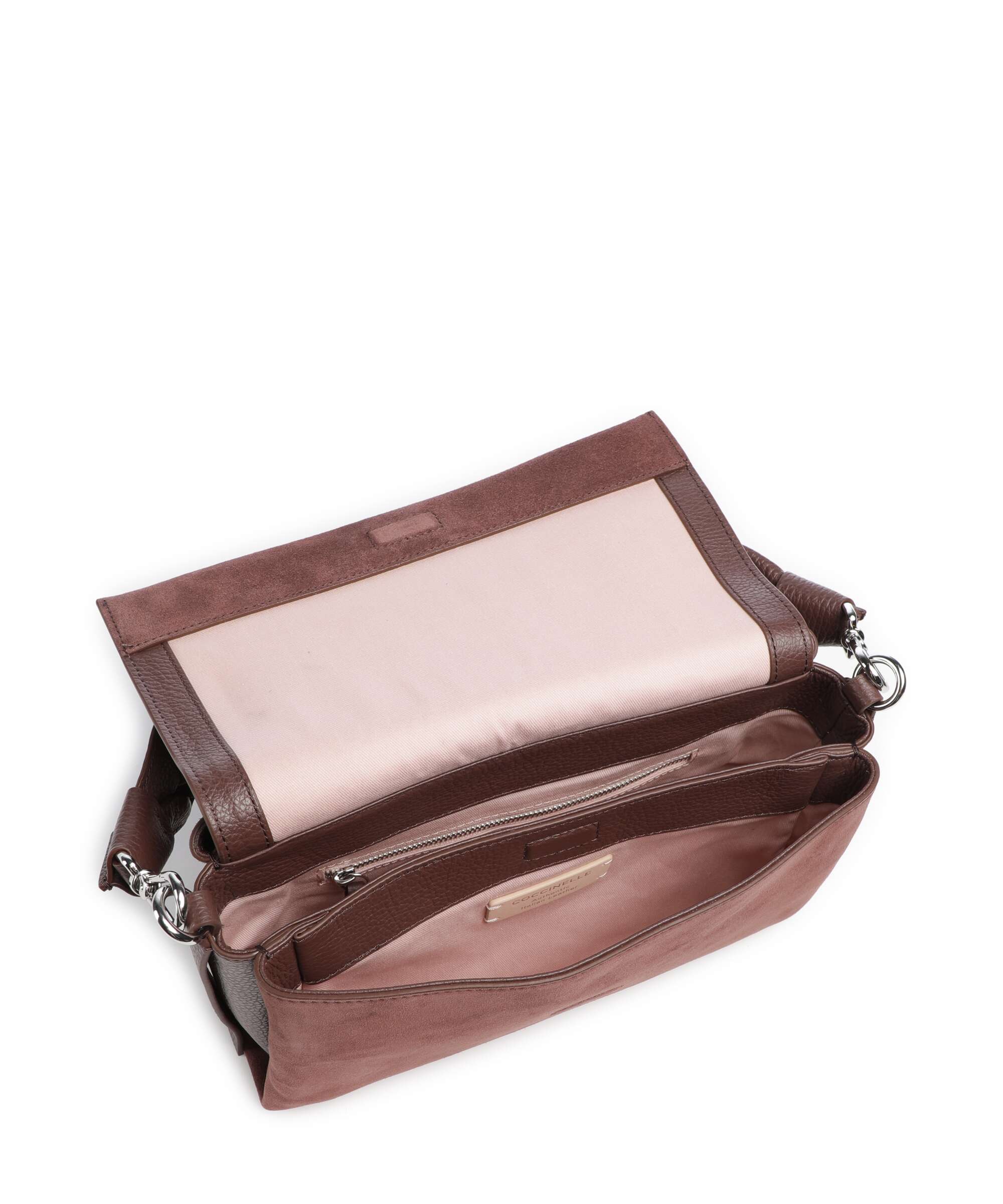 Coccinelle Boheme Suede Torba na ramię berry - Image 6