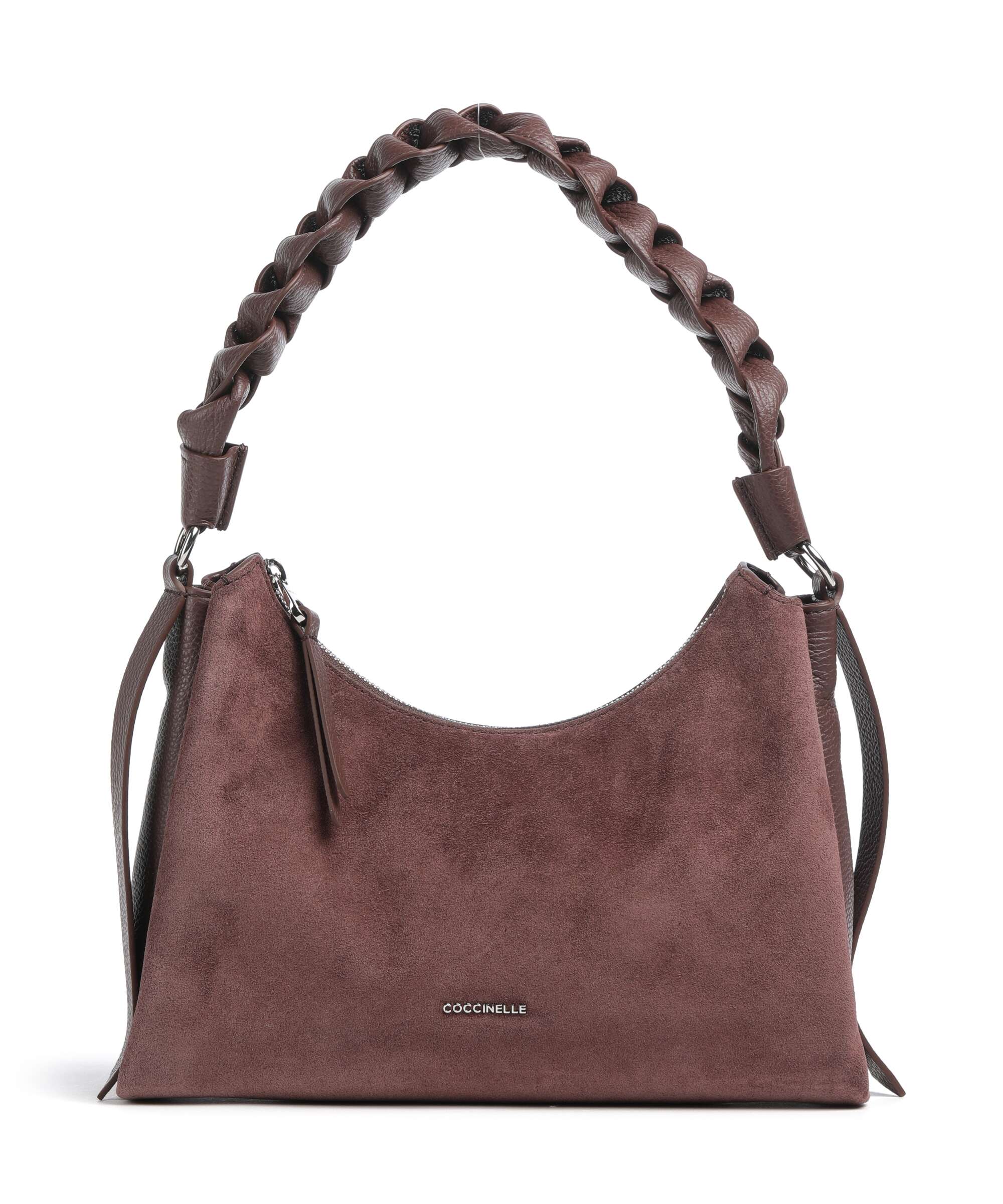 Coccinelle Boheme Suede Torba na ramię berry