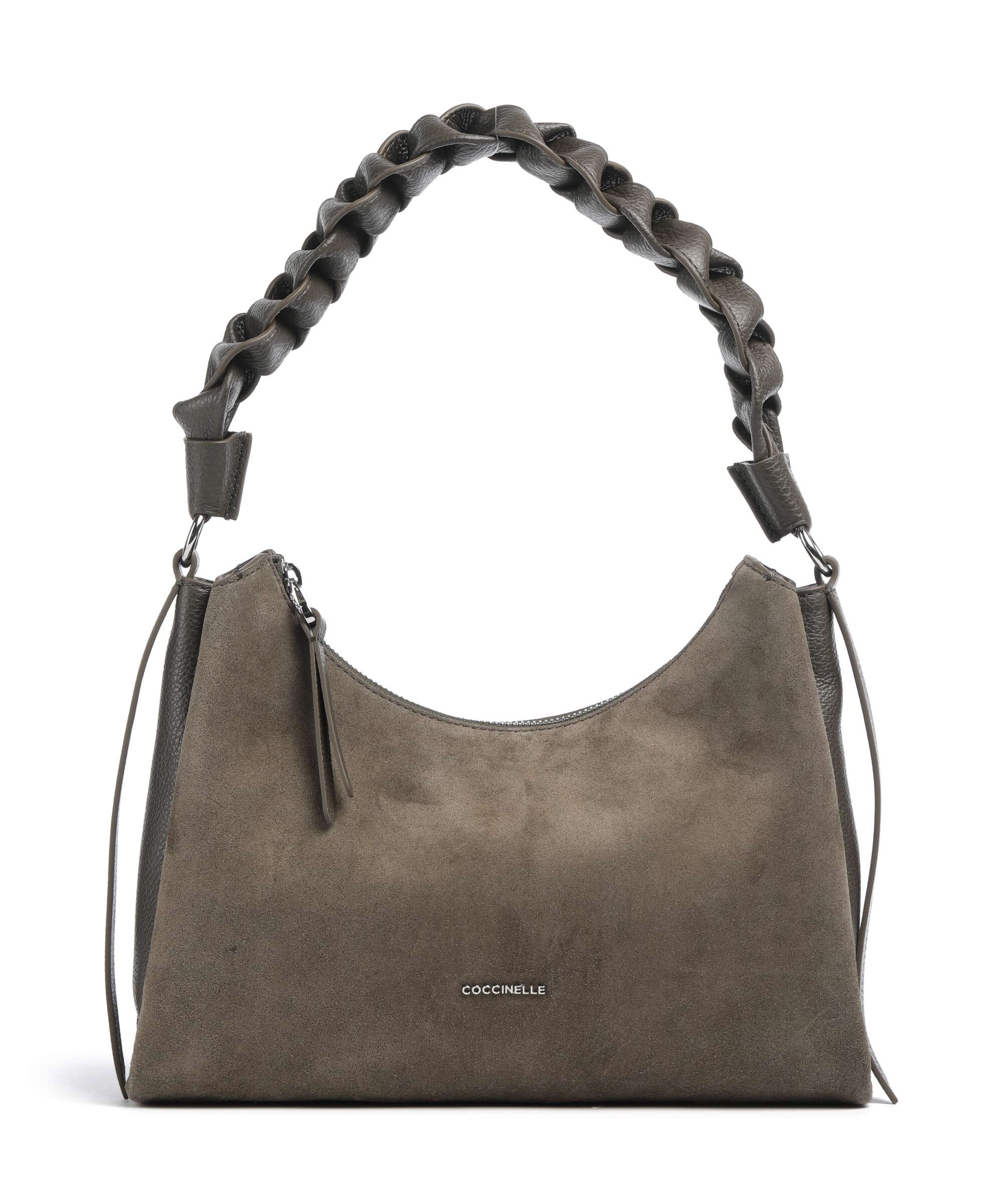 Coccinelle Boheme Suede Torba na ramię fango