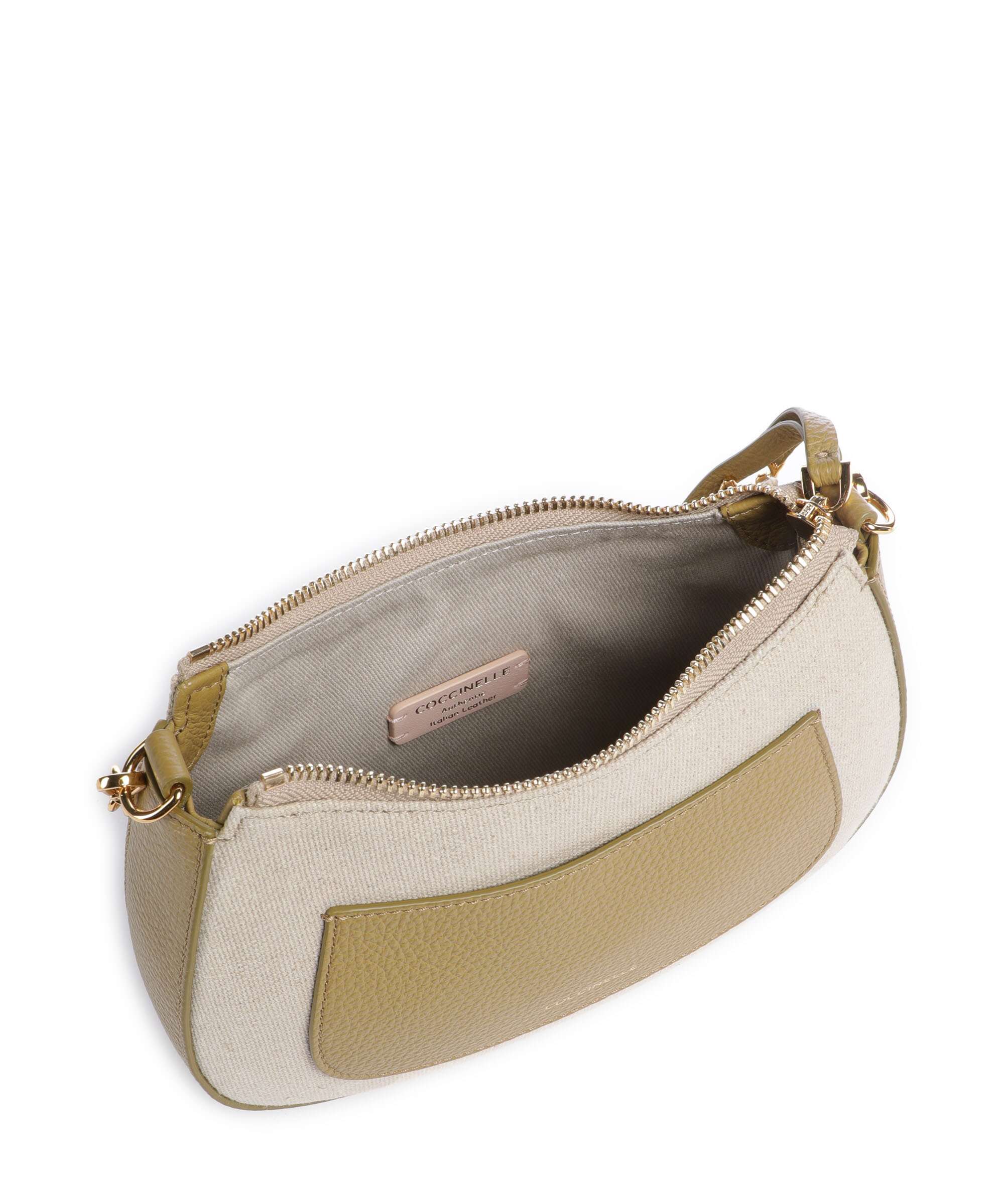 Coccinelle C-Easy Canvas Torba przez ramię natural/seagrass - Image 6