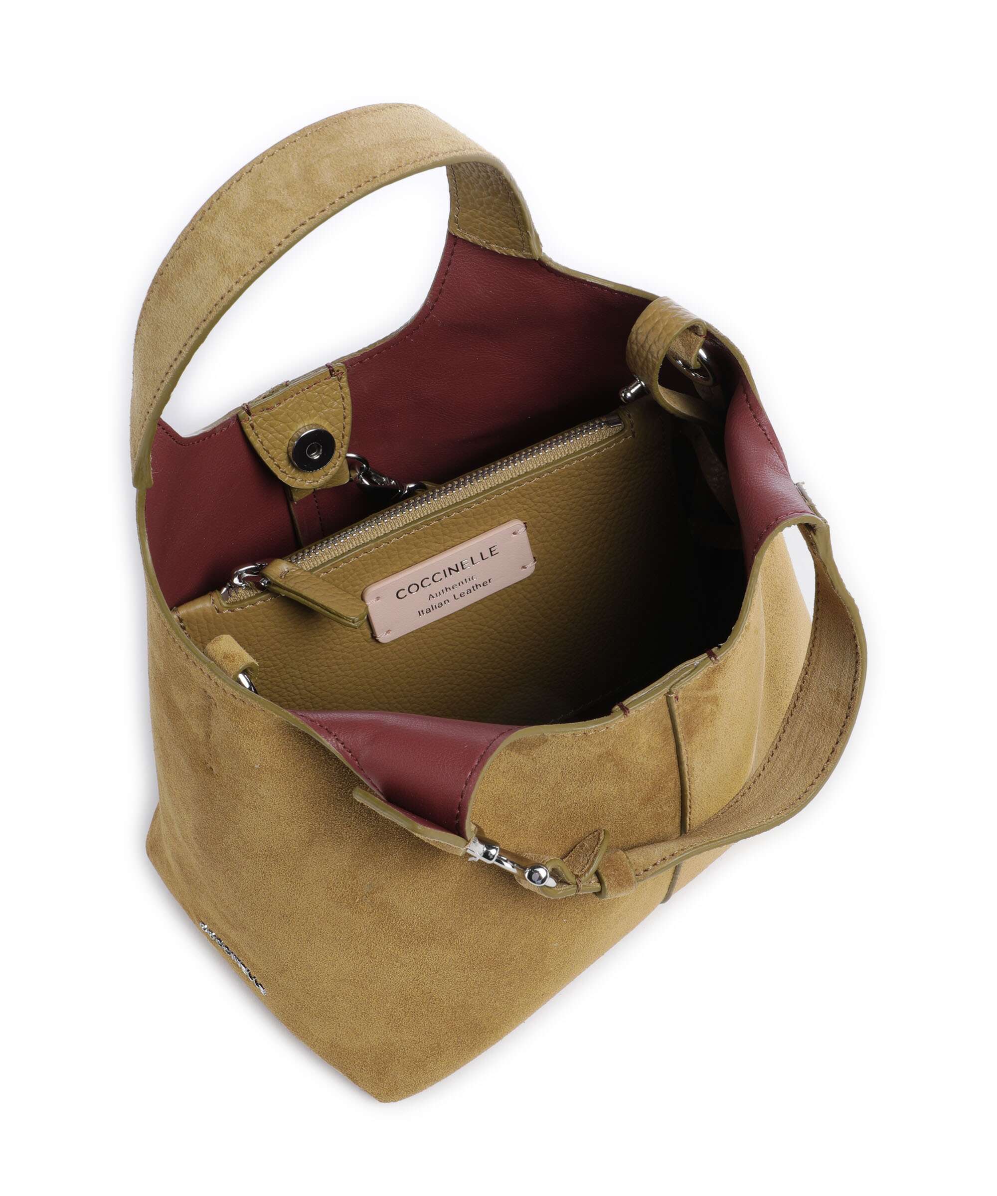 Coccinelle C-Easy Suede Torebka seagrass - Image 6