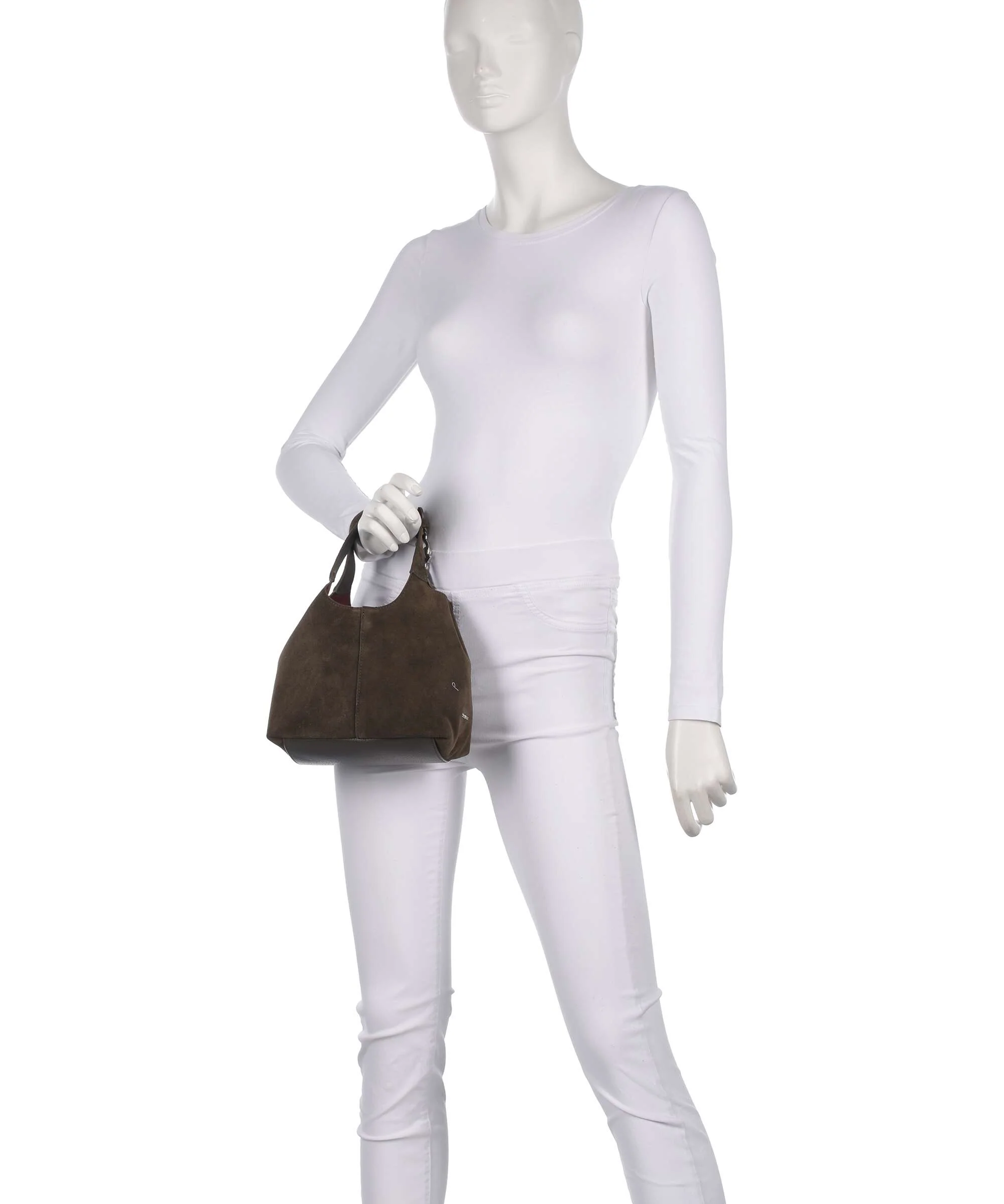 Coccinelle C-Easy Suede Torebka fango - Image 3