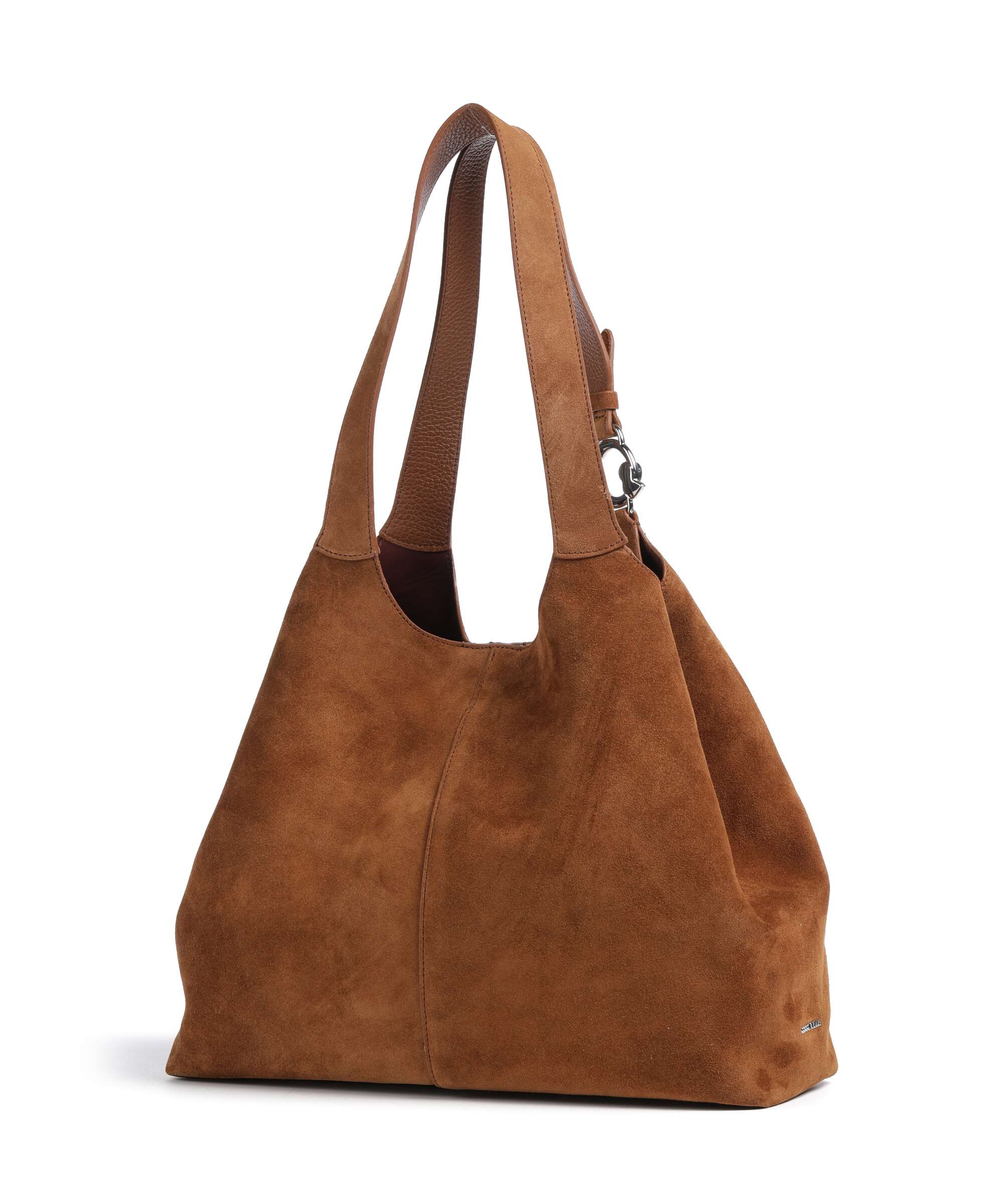 Coccinelle C-Easy Suede Torebka worek cognac - Image 4