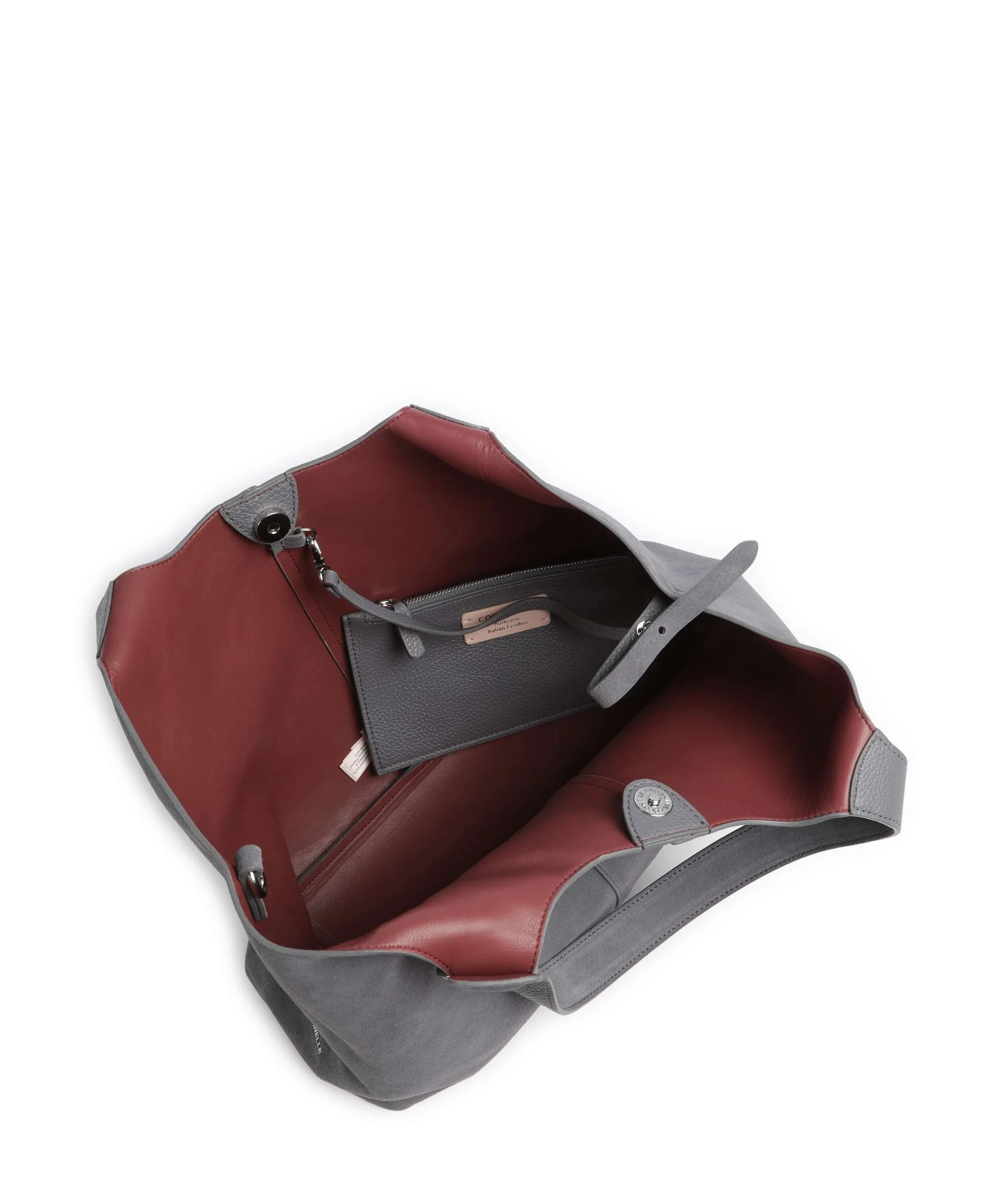 Coccinelle C-Easy Suede Torebka worek stove - Image 6