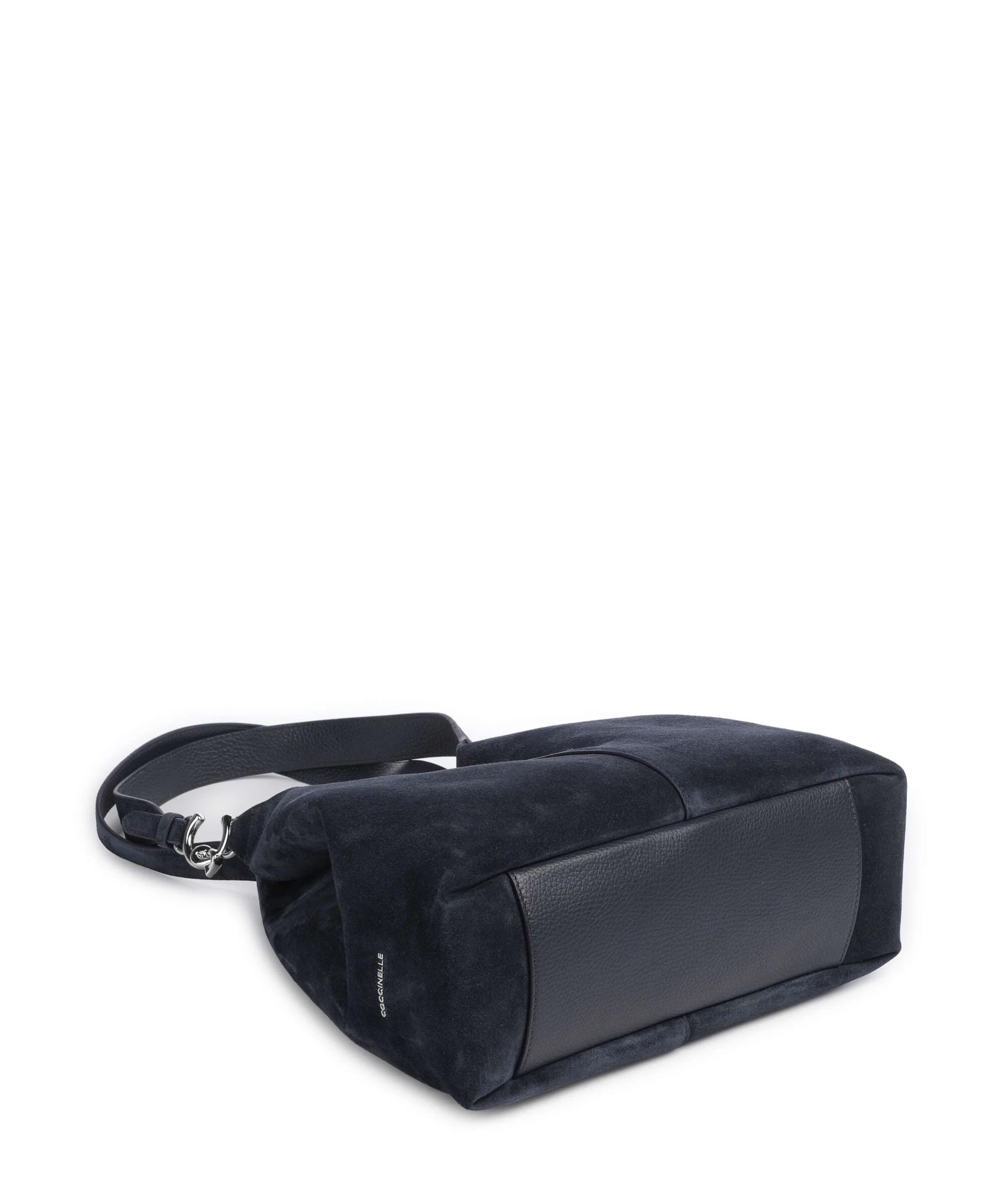Coccinelle C-Easy Suede Torebka worek midnight blue - Image 5