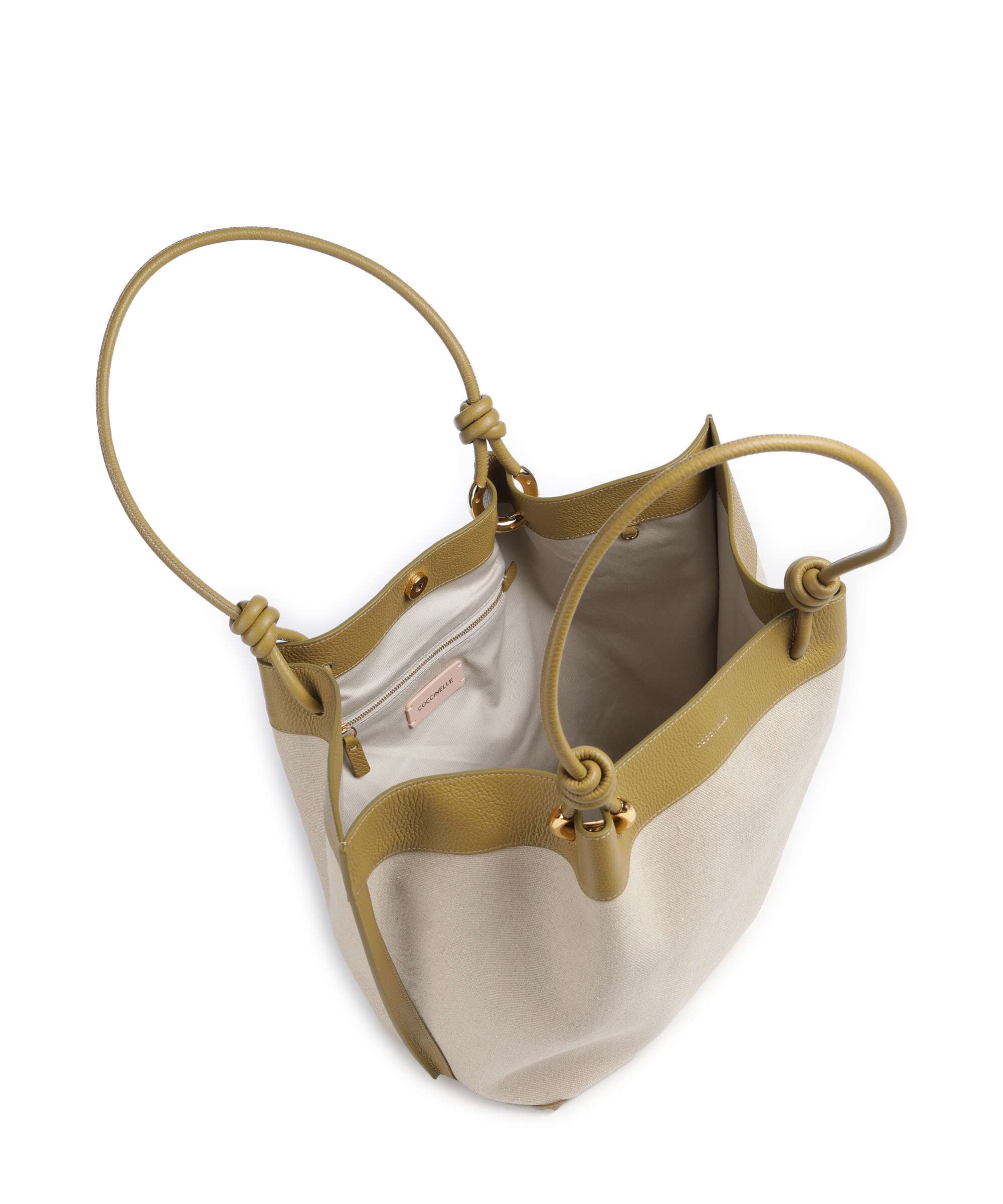 Coccinelle Finn Canvas Torba na zakupy natural/seagrass - Image 6