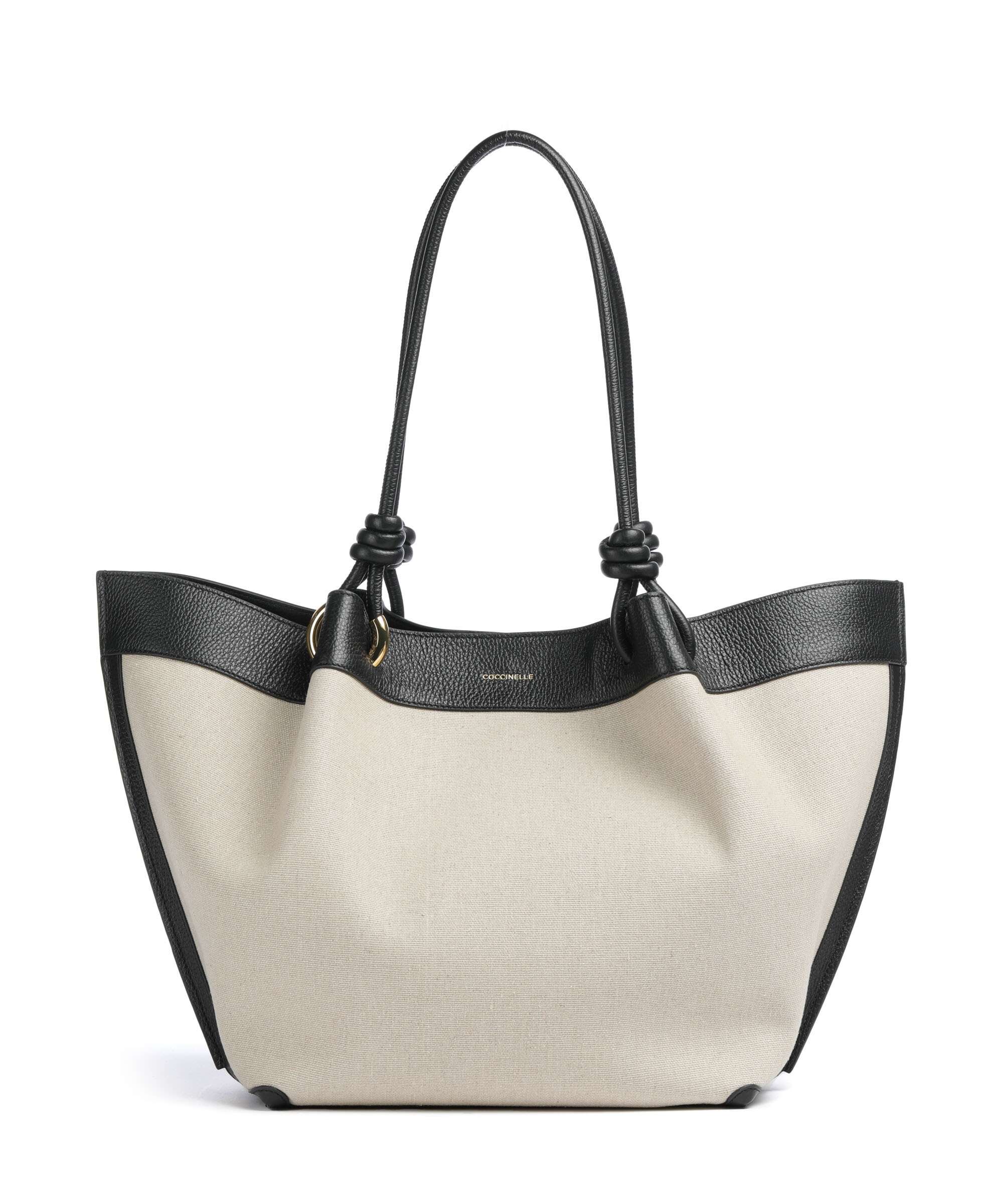 Coccinelle Finn Canvas Torba na zakupy natural/noir