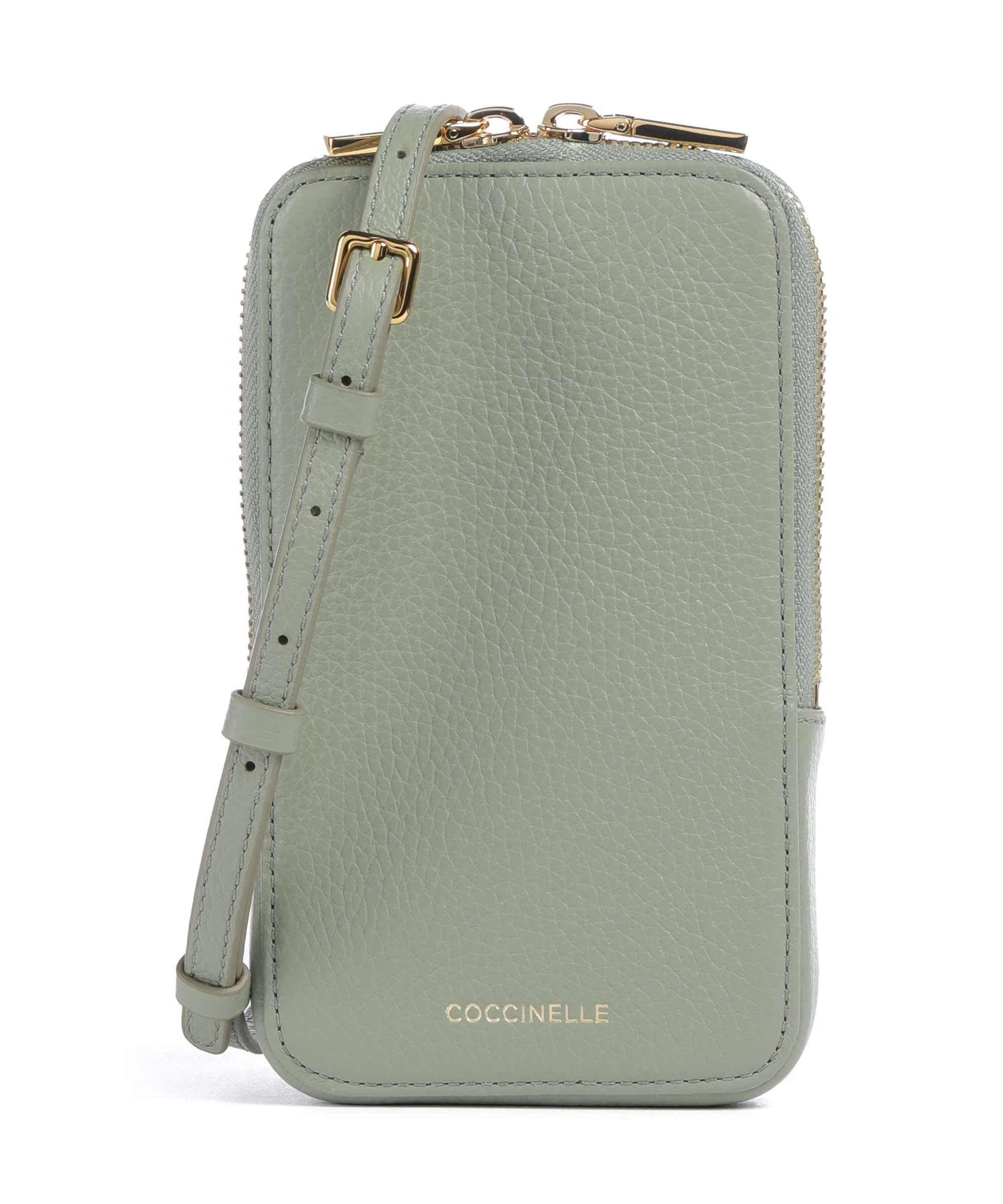 Coccinelle Flor Torebka na telefon greenery