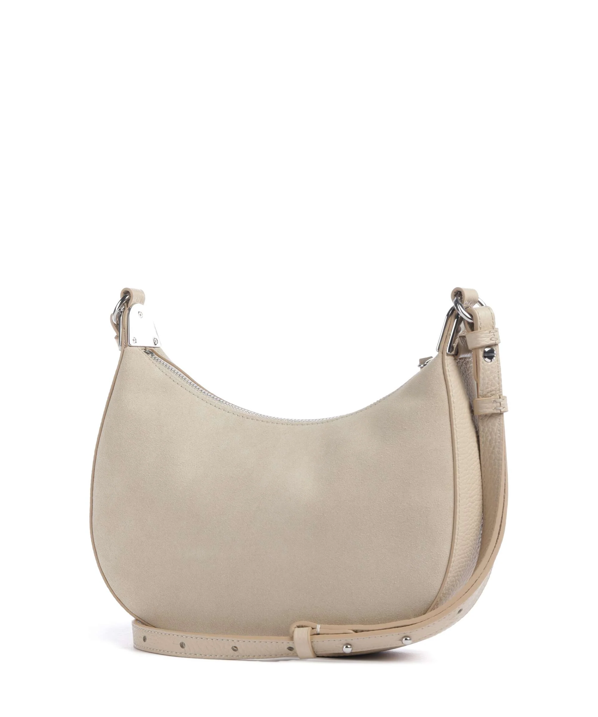 Coccinelle Fujiko Suede Torba przez ramię sandshell - Image 2