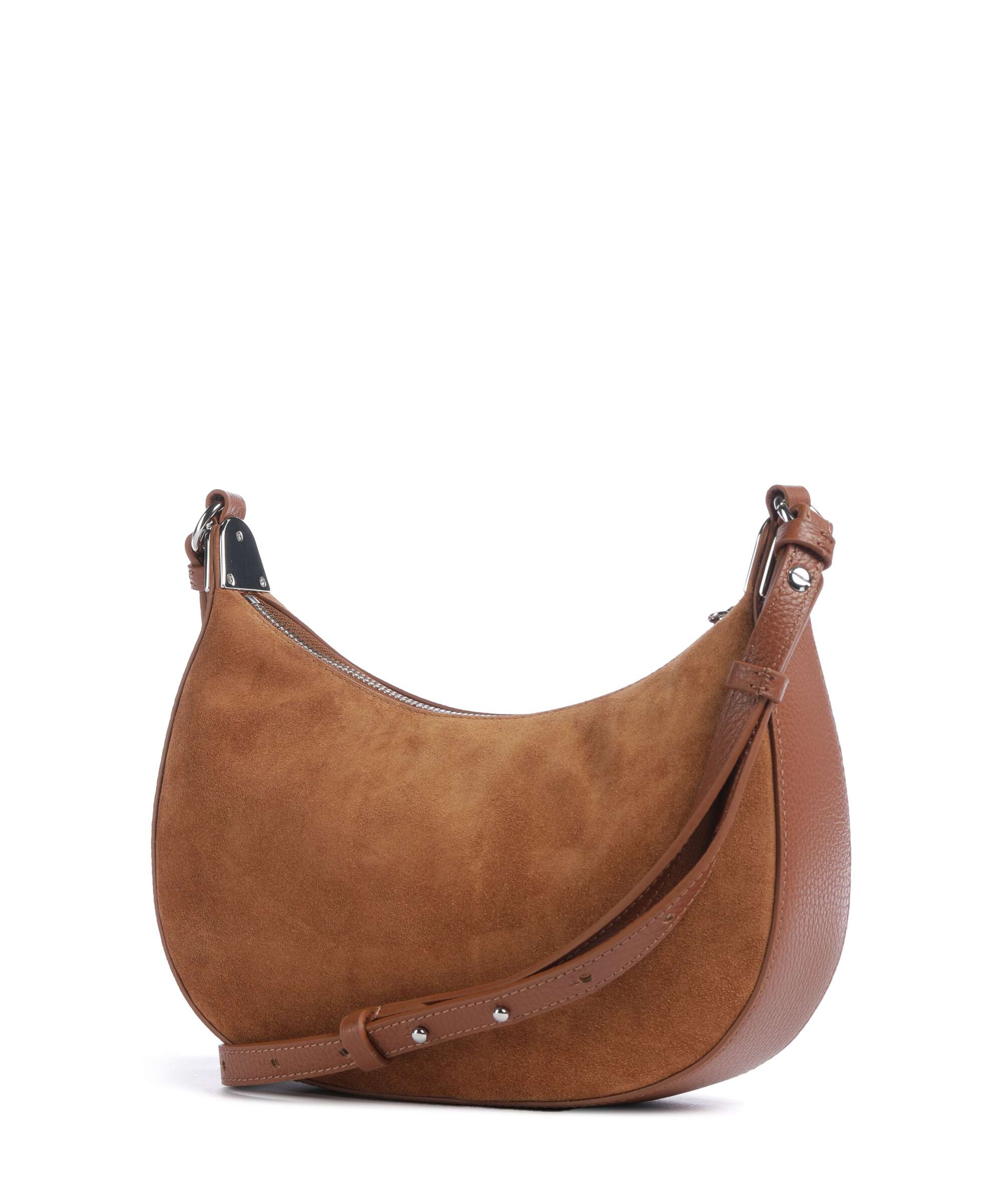 Coccinelle Fujiko Suede Torba przez ramię cognac - Image 2
