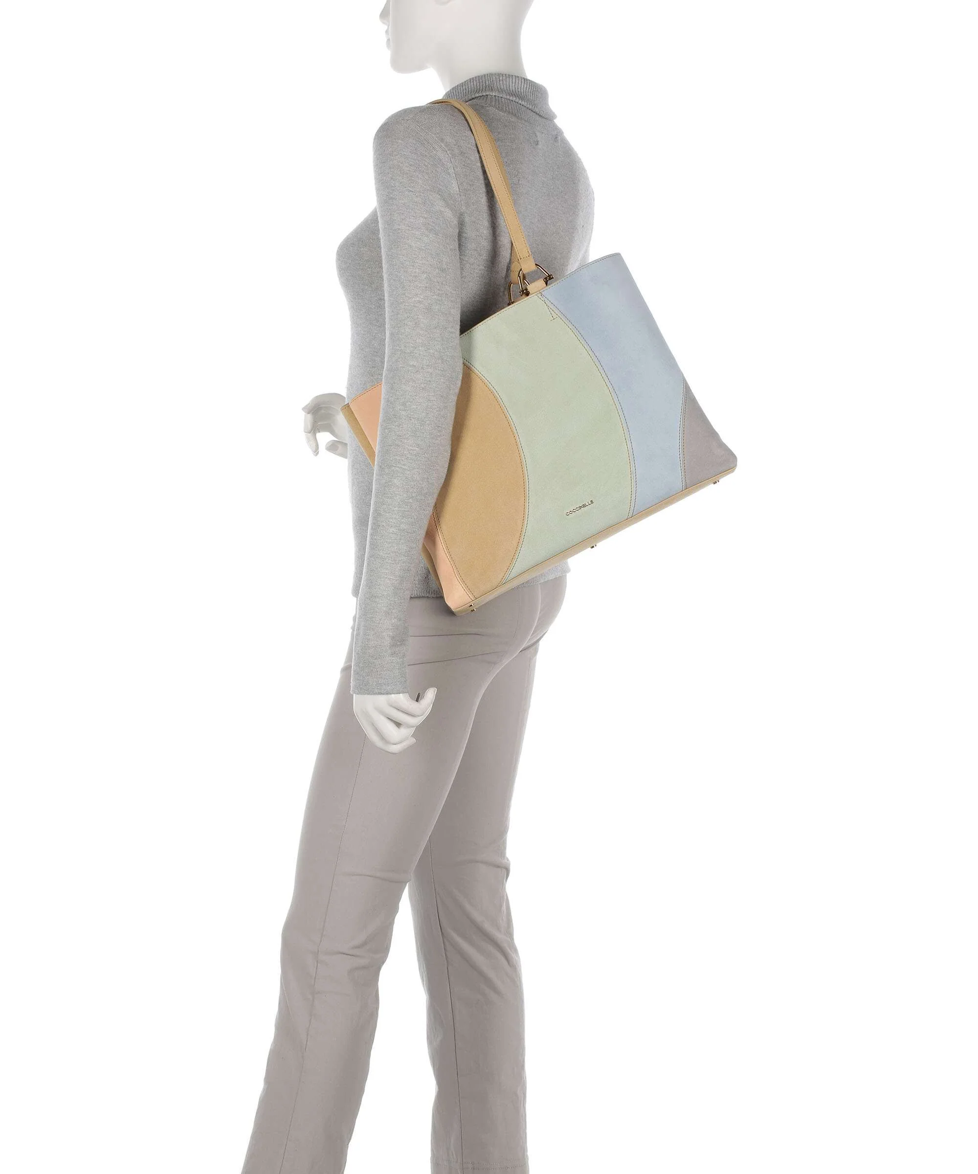 Coccinelle Hop On Suede Torba na zakupy multicolour/sun - Image 3