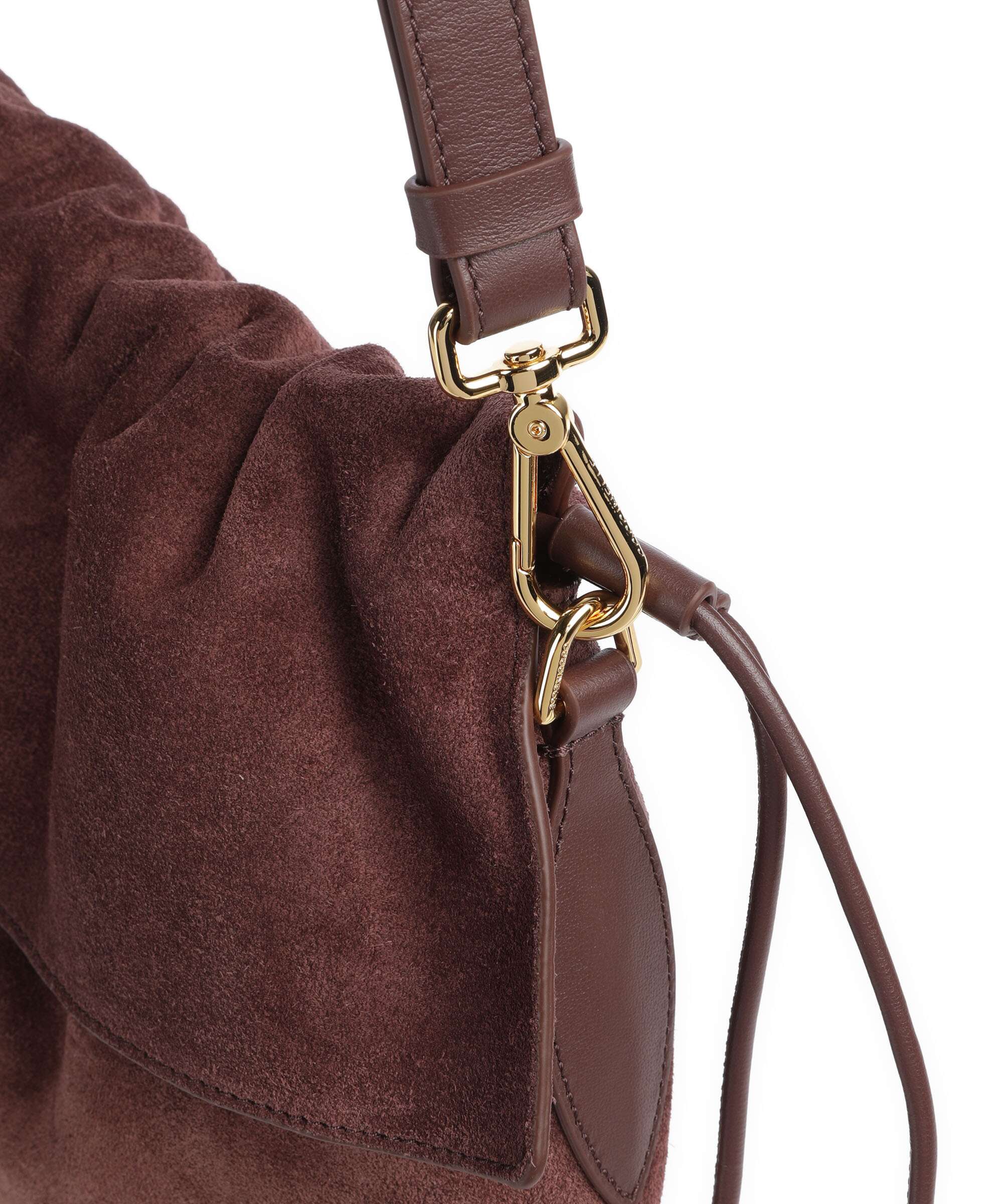 Coccinelle Lidia Suede Torebka worek berry - Image 4