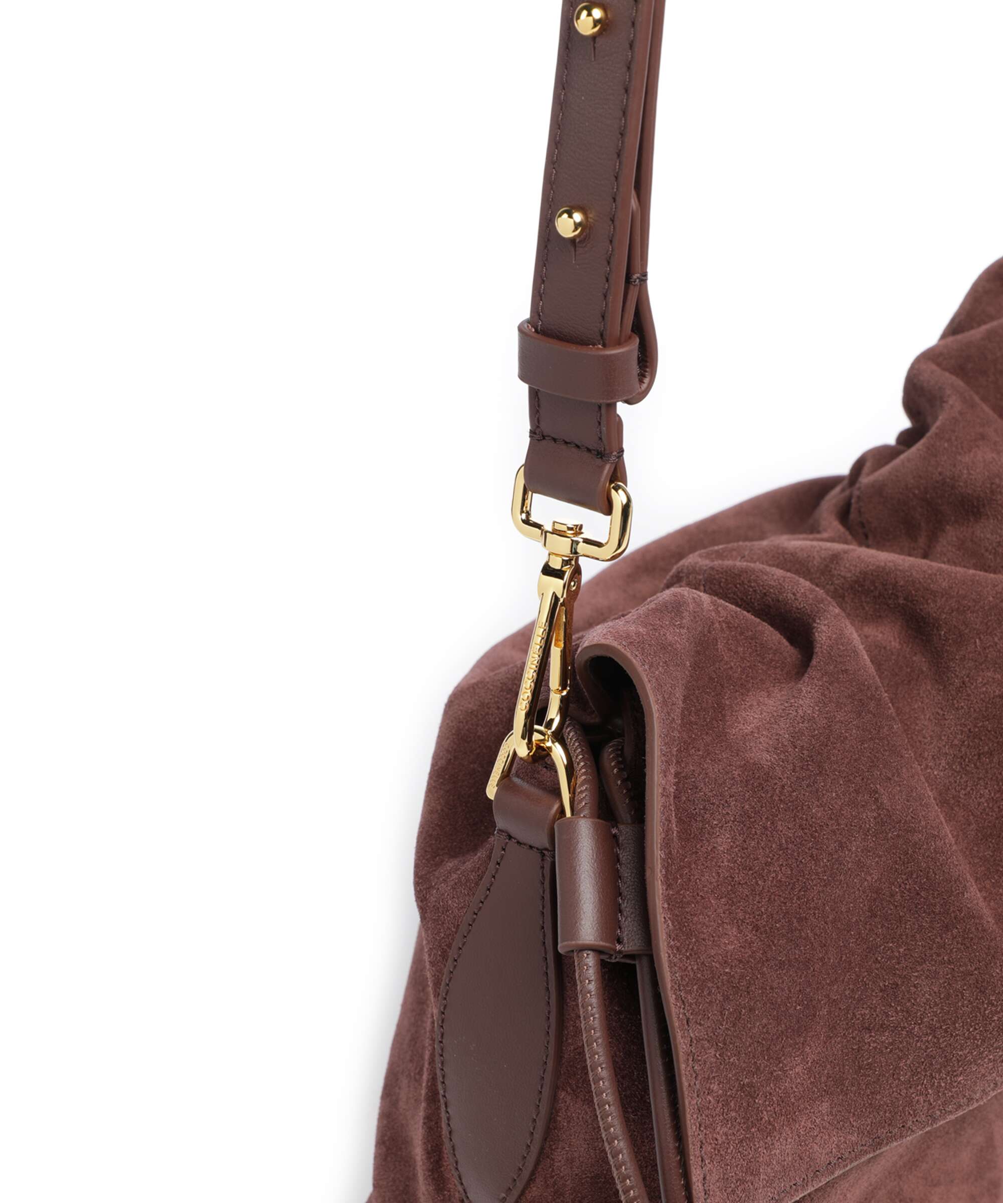 Coccinelle Lidia Suede Torebka worek berry - Image 4