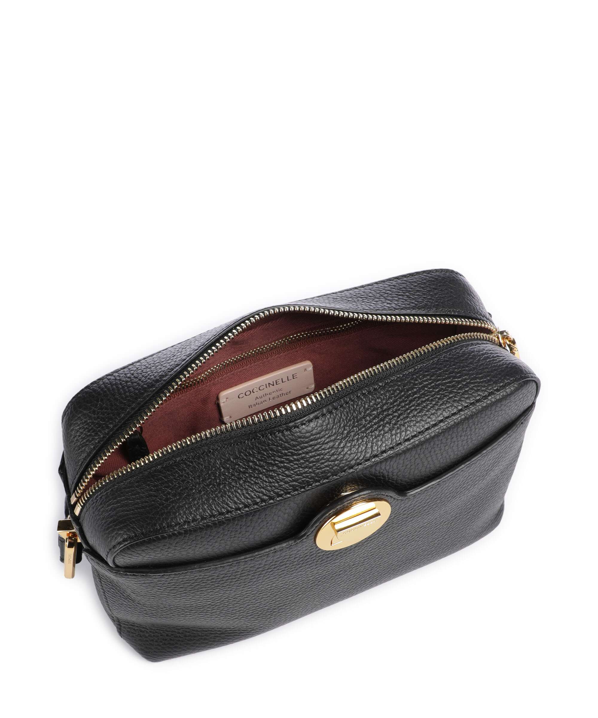 Coccinelle Liya Signature Torba przez ramię noir - Image 6