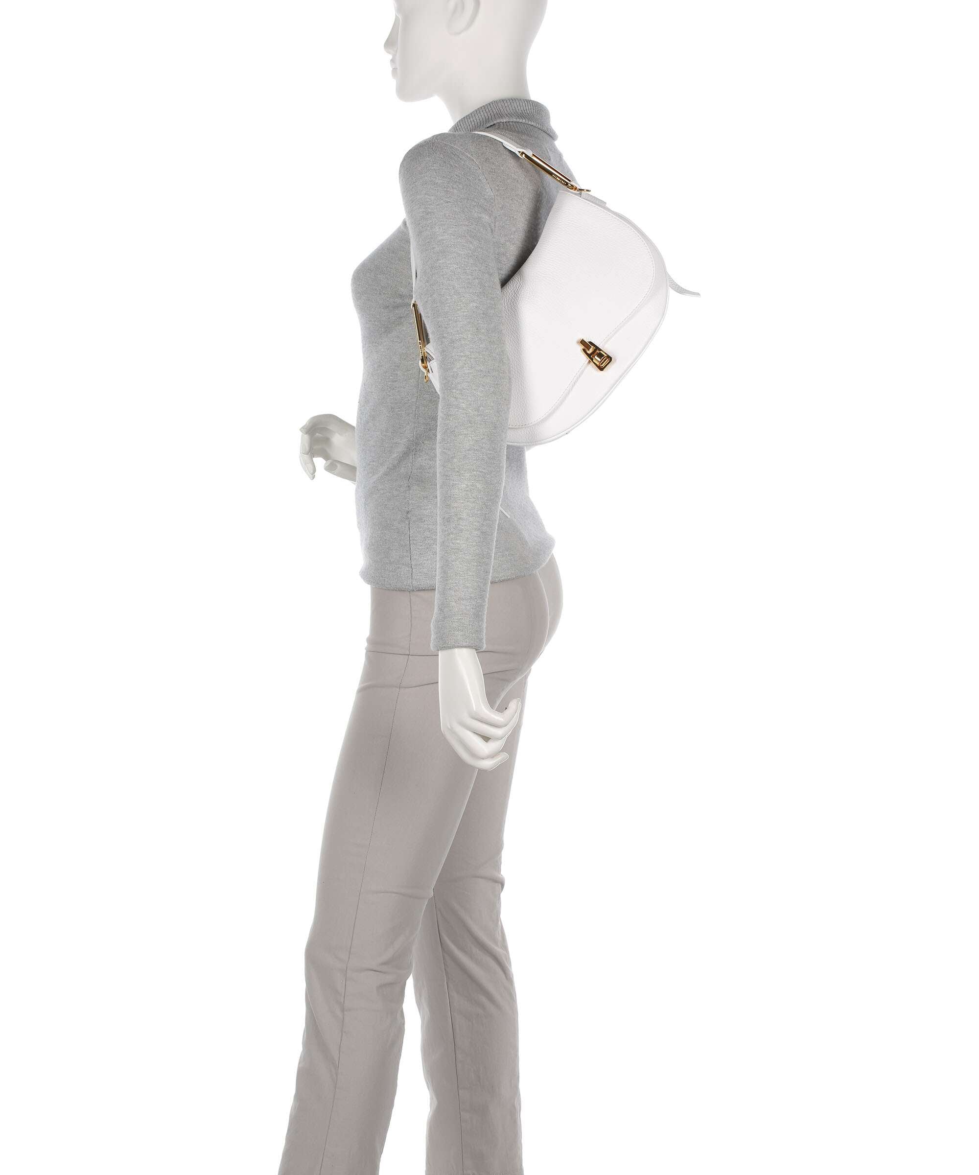 Coccinelle Magie Soft Torba na ramię brillant white - Image 3