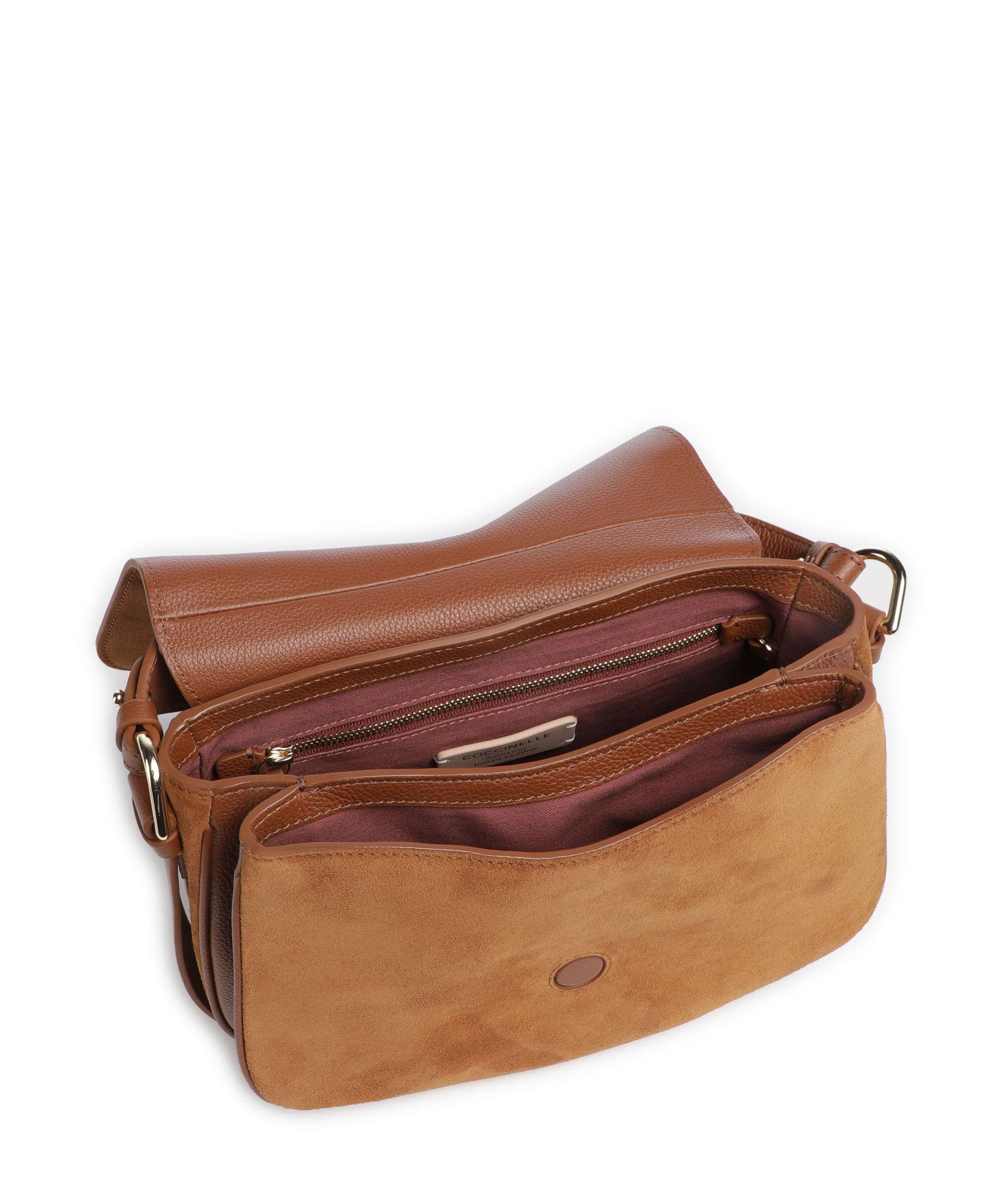Coccinelle Mavery Suede Torebka cognac - Image 5