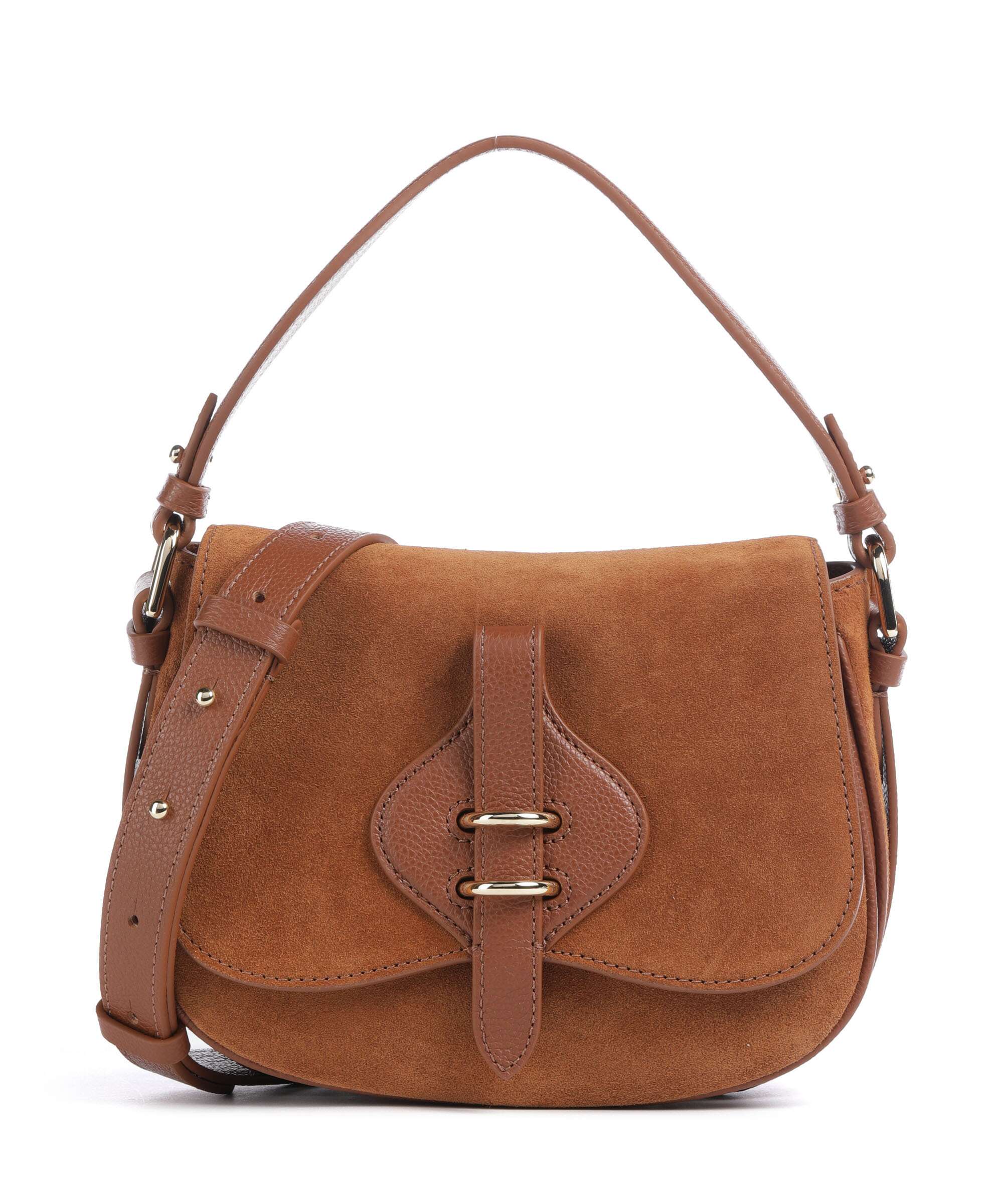 Coccinelle Mavery Suede Torebka cognac