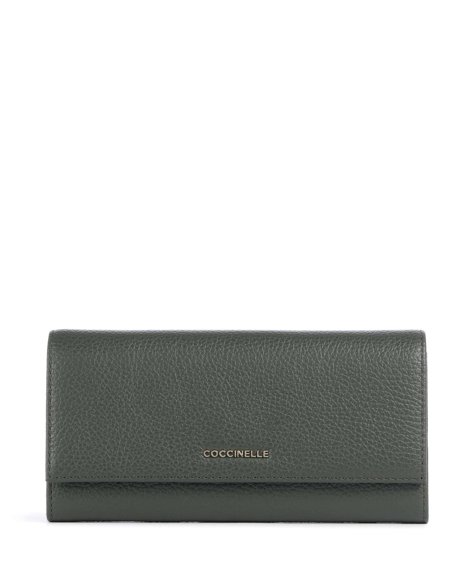 Coccinelle Metallic Soft Portfel alga