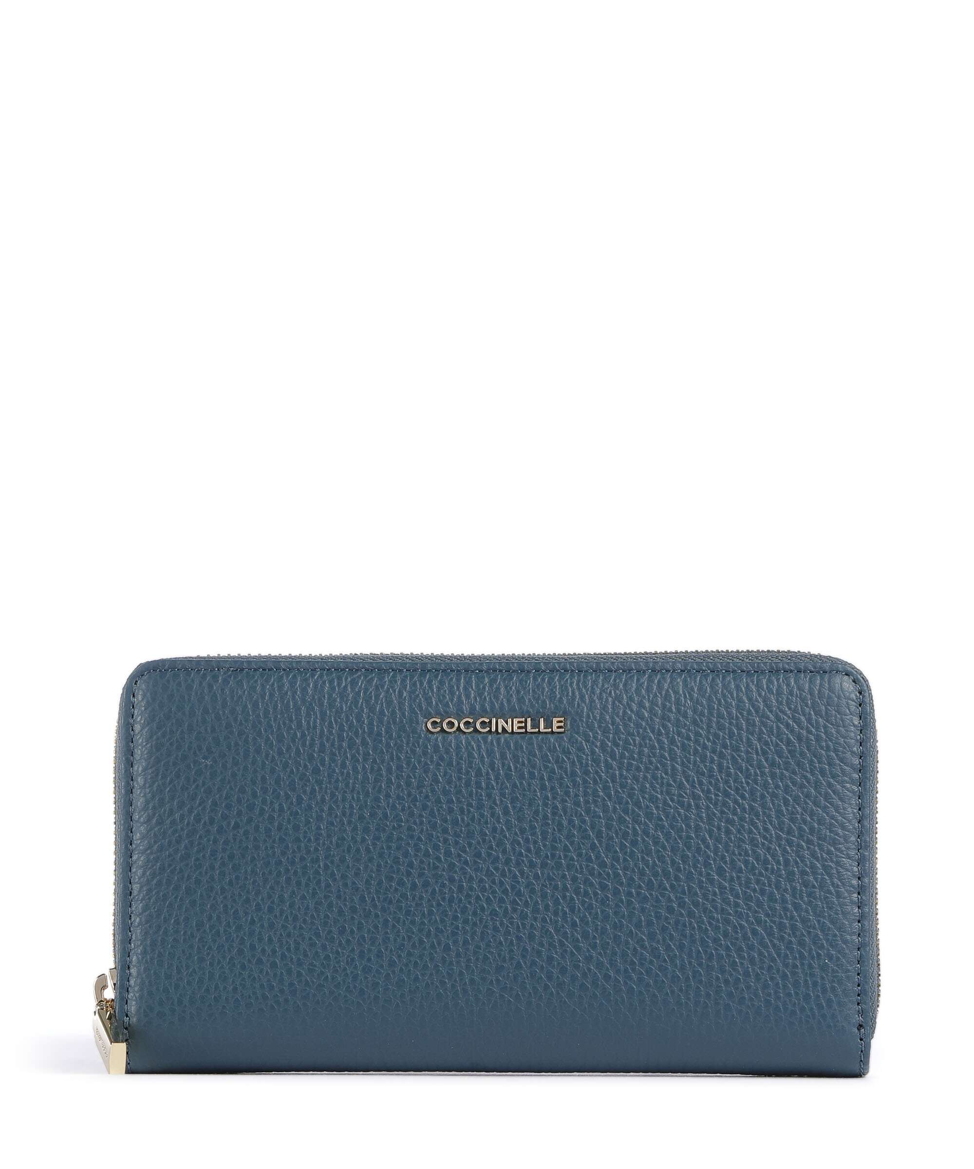 Coccinelle Metallic Soft Portfel deep blue