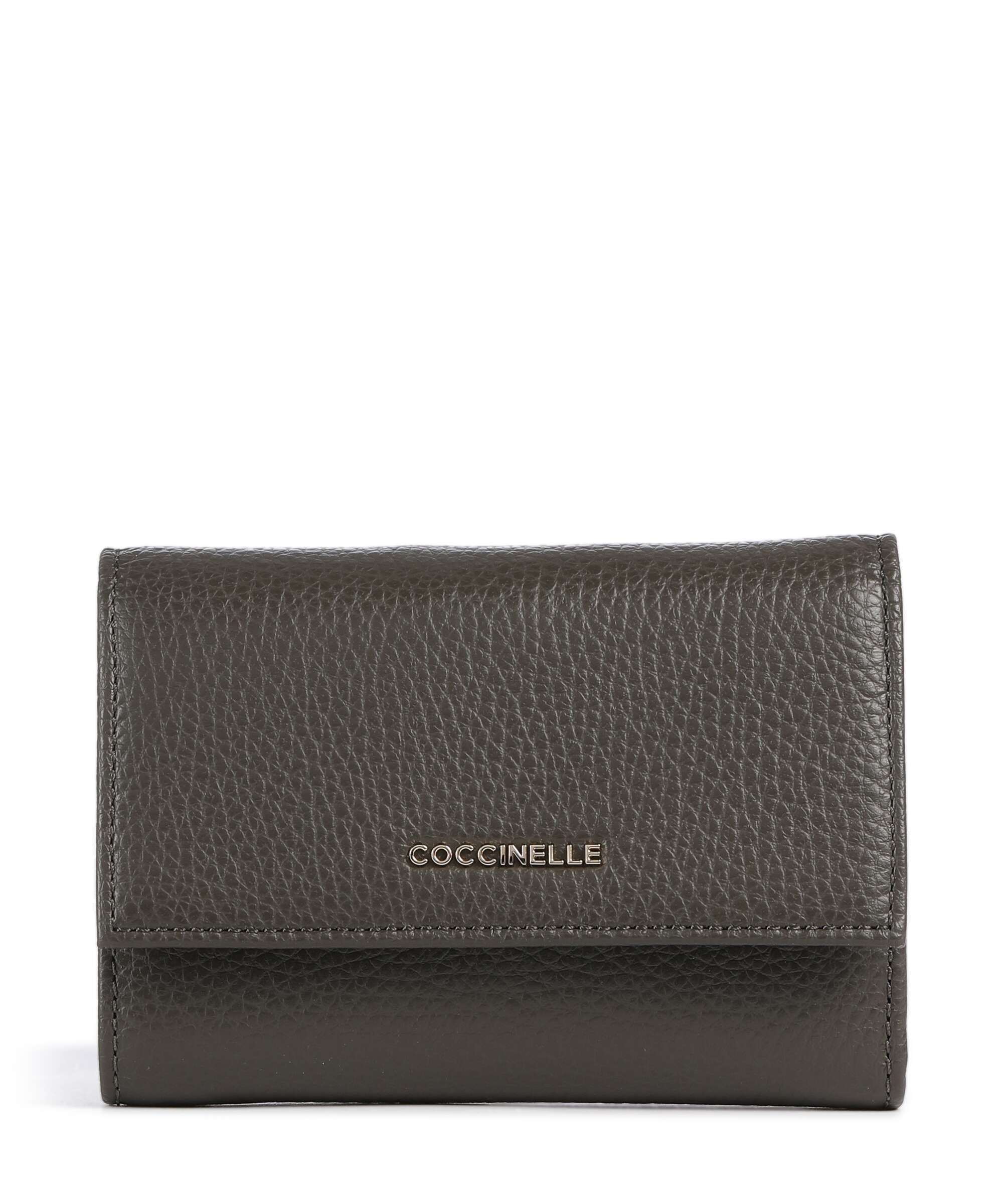 Coccinelle Metallic Soft Portfel fango